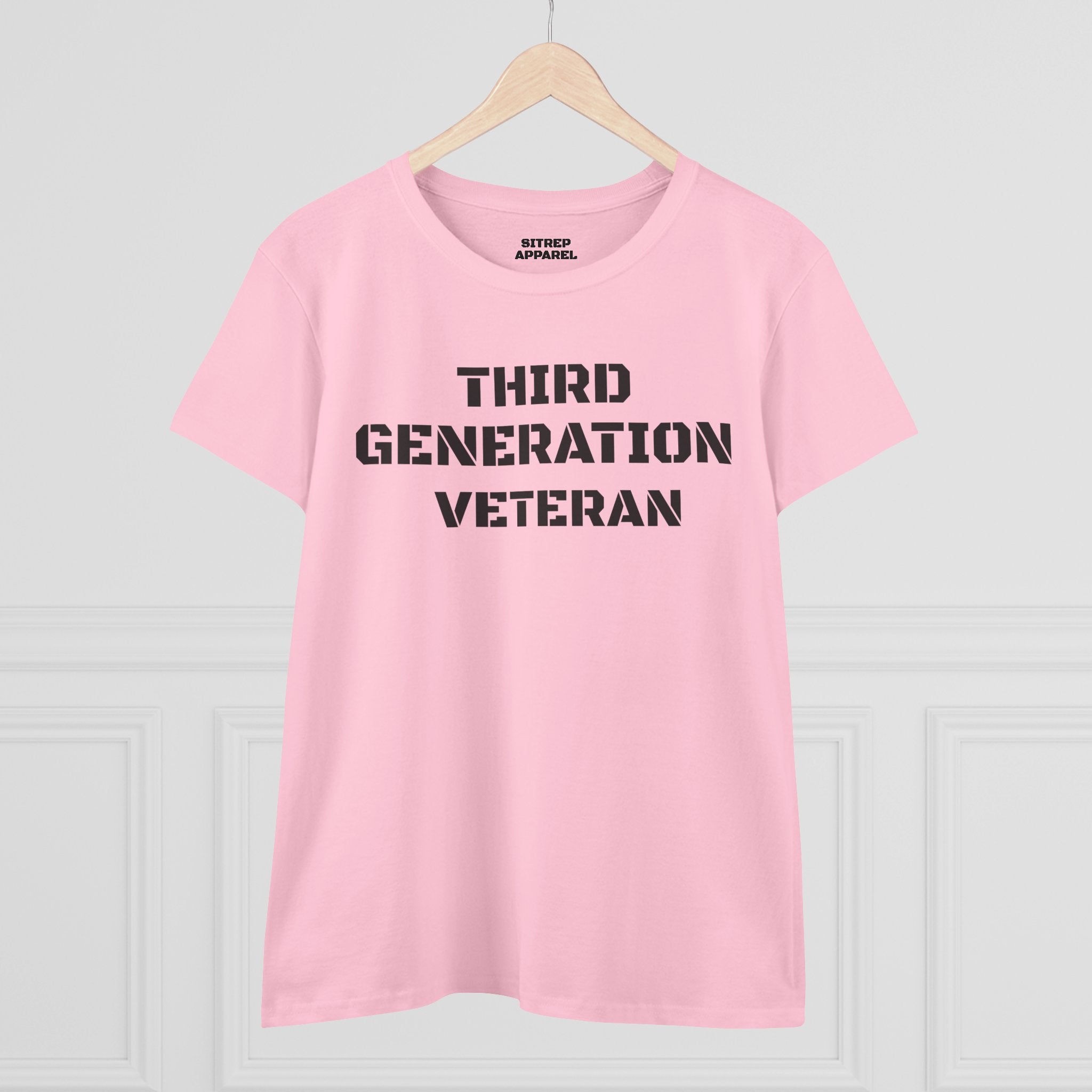 Third Generation Veteran Women's pride (Front Side)