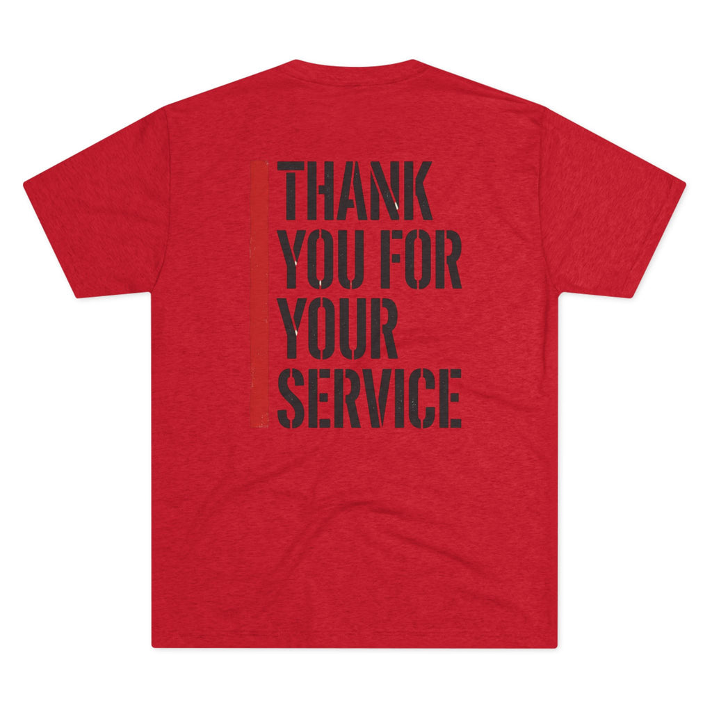 Red Line — "Thank You For Your Service" Fire Fighters and Paramedics