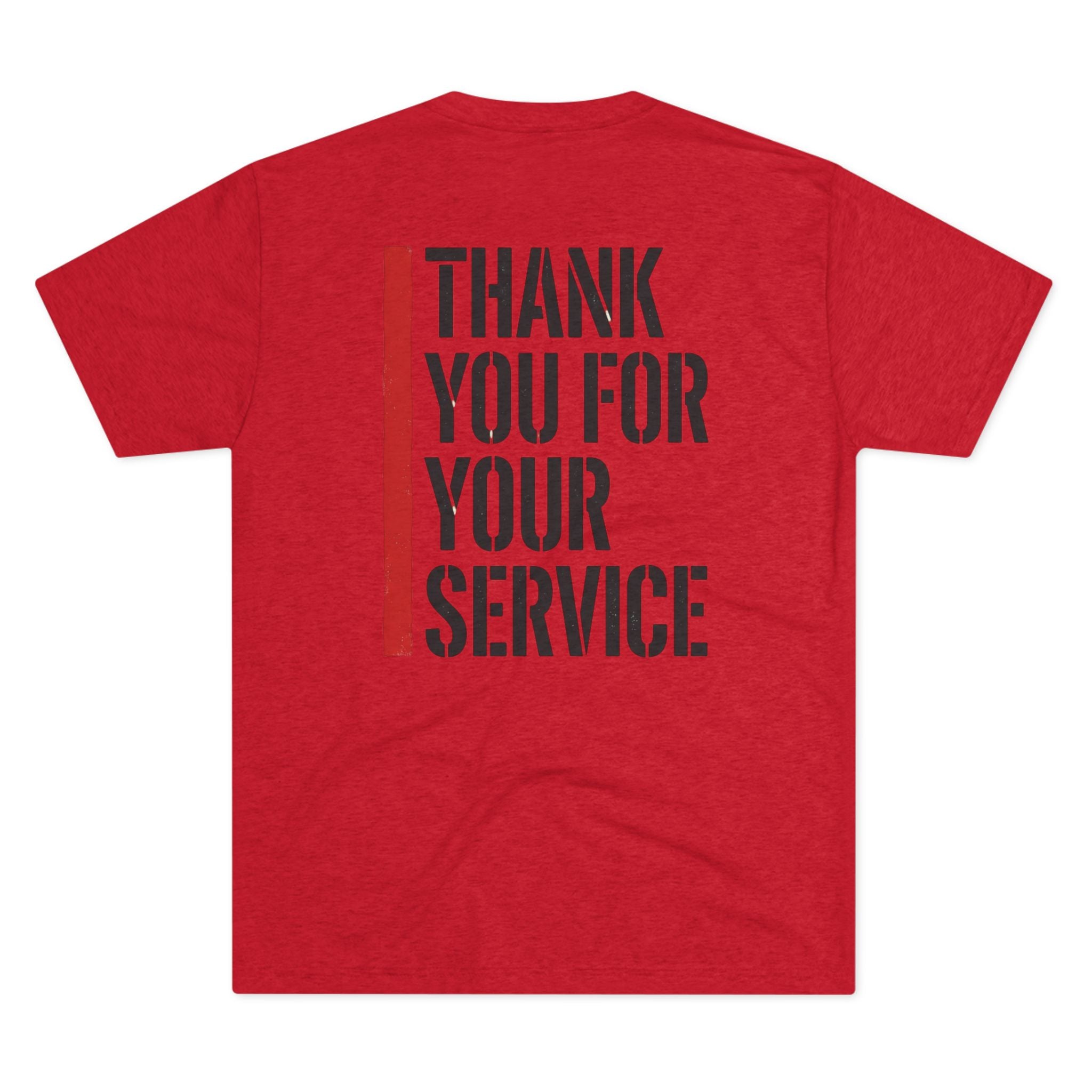 Red Line — "Thank You For Your Service" Fire Fighters and Paramedics