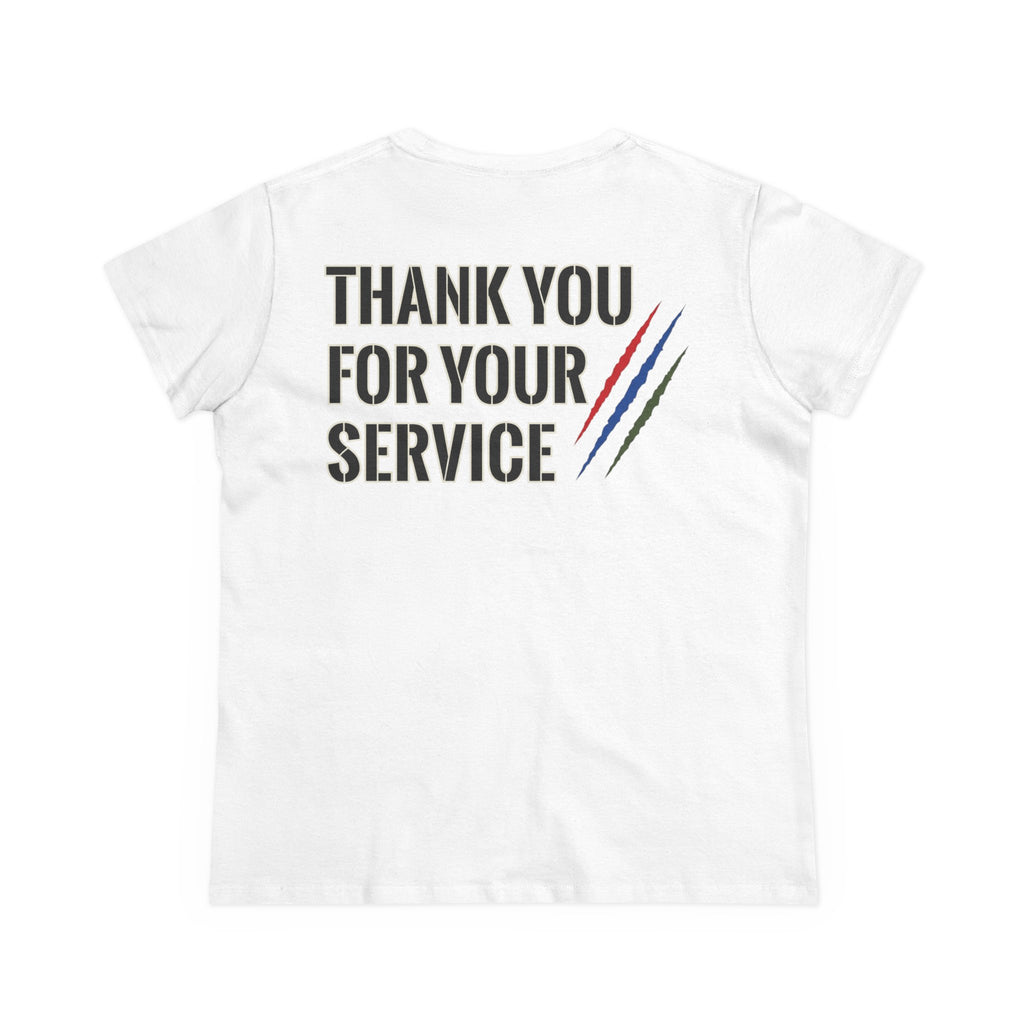 Female, Thank You For Your Service Tee