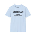 Third Generation Veteran (Front Side) — Unisex Military Pride