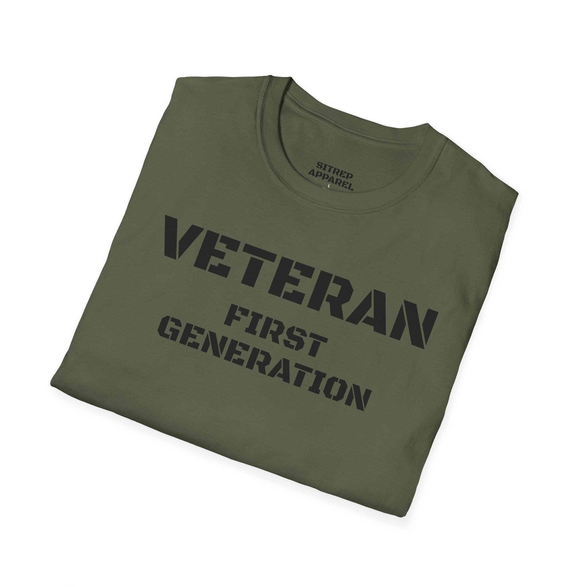 First Generation Veteran (Front Side) — Unisex Military Pride