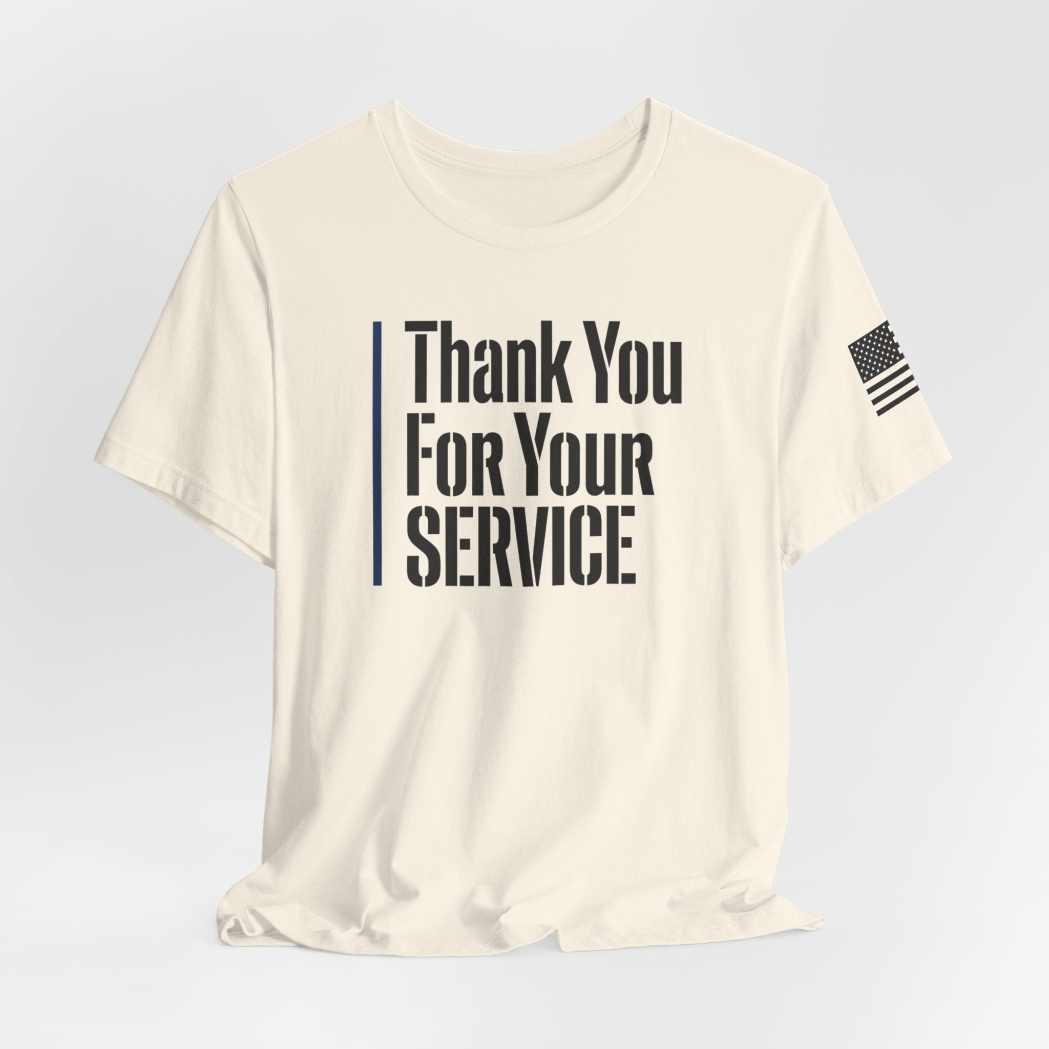Thin Blue Line "Thank You For Your Service' (Unisex)