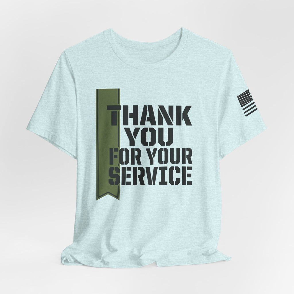Green Ribbon "Thank You For Your Service"  Military (Unisex)