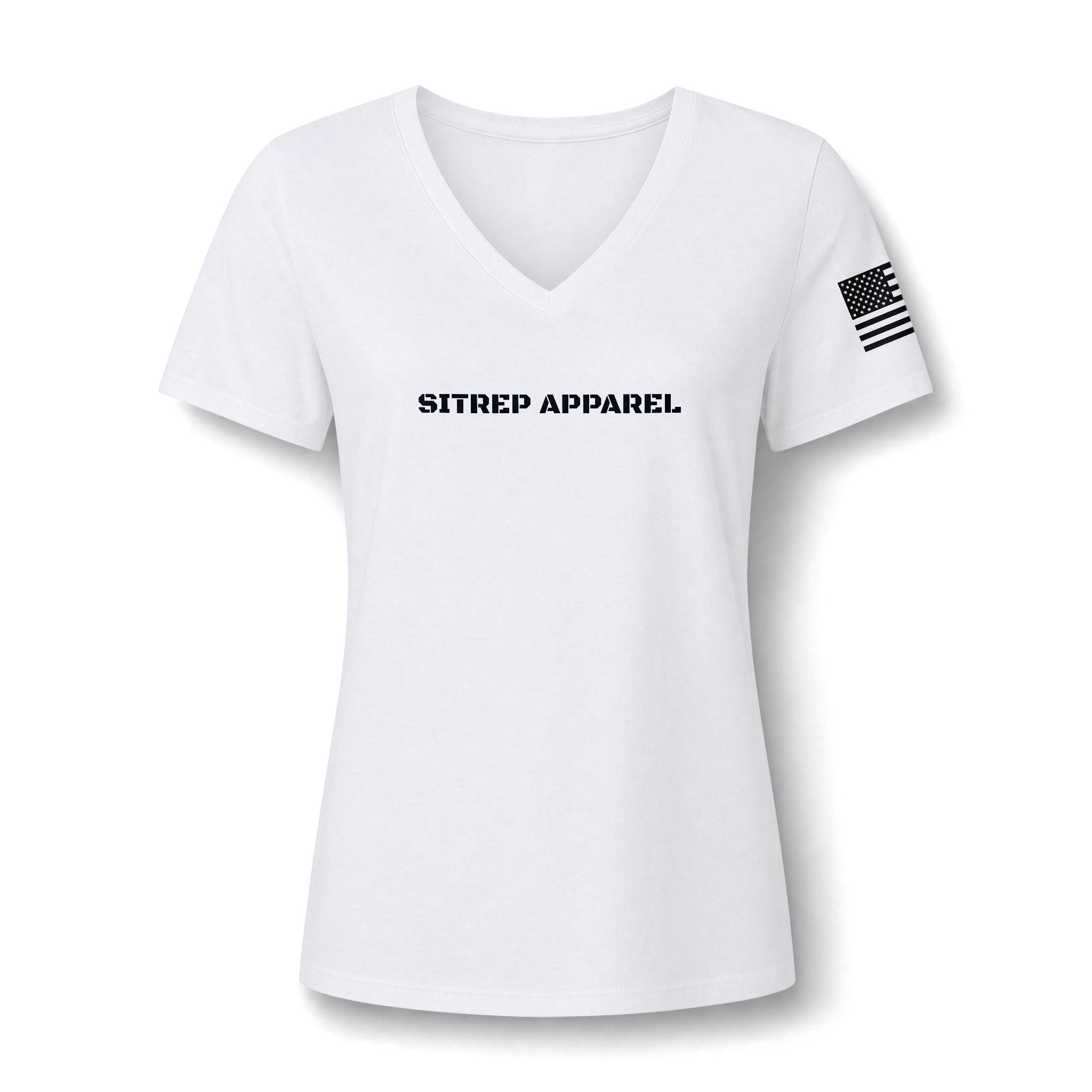 Women's Relaxed Heather CVC V-Neck Tee