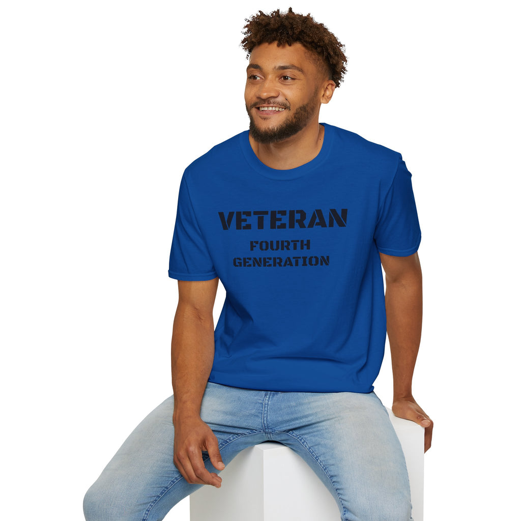 Fourth Generation Veteran (Front Side) — Unisex Military Pride