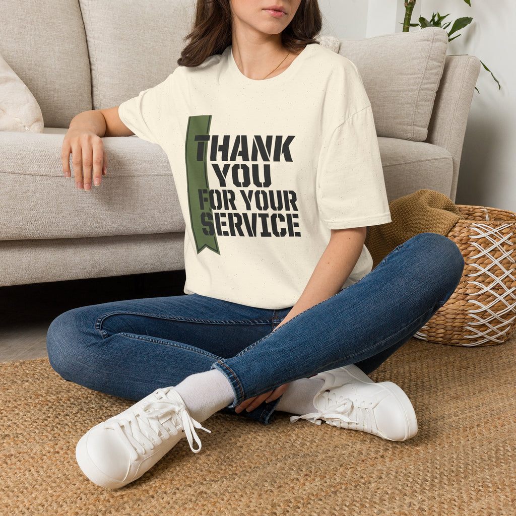 Green Stripe for Supporting the Military 'Thank You For Your Service'