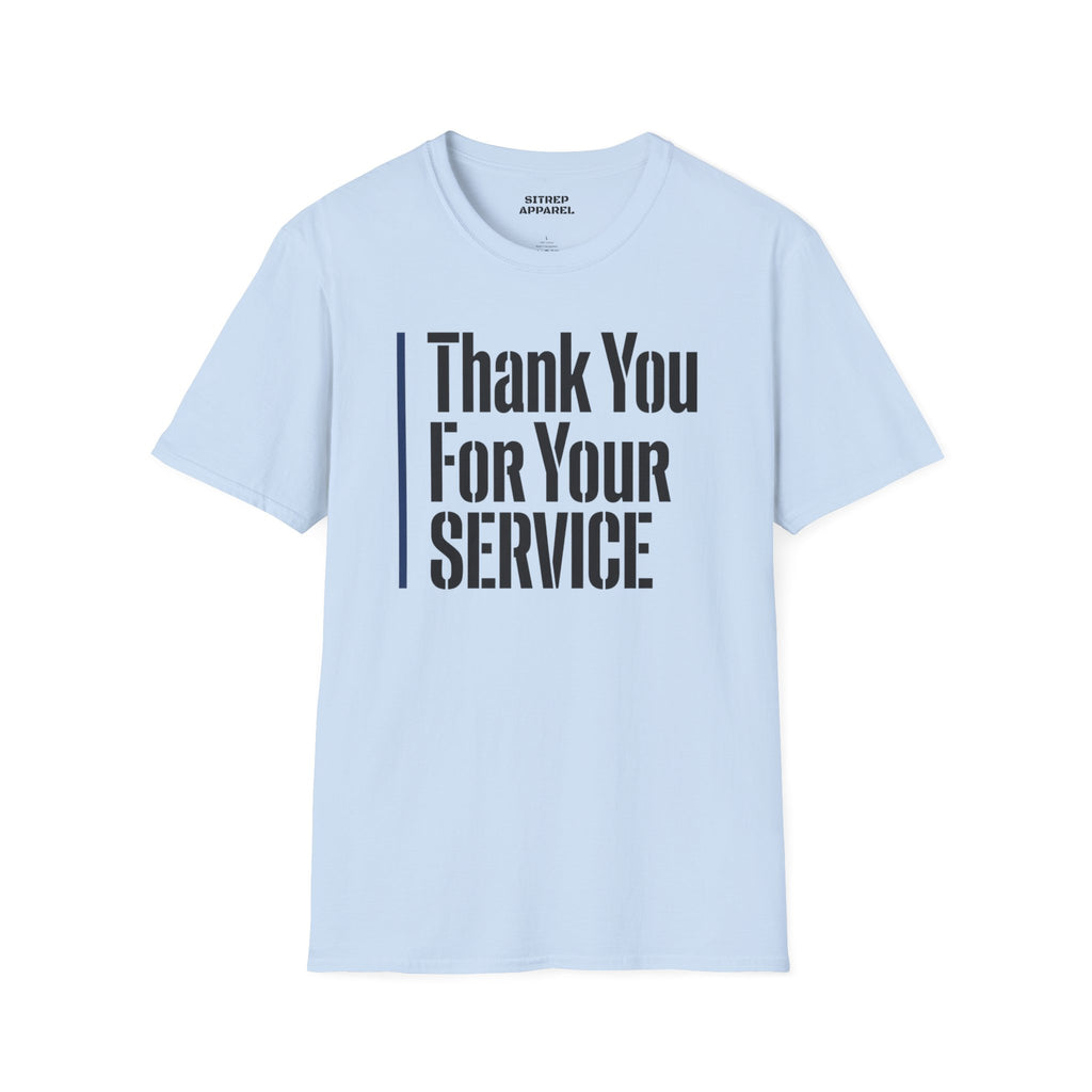 Thin Blue Line, Law Enforcement Appreciation T-Shirt