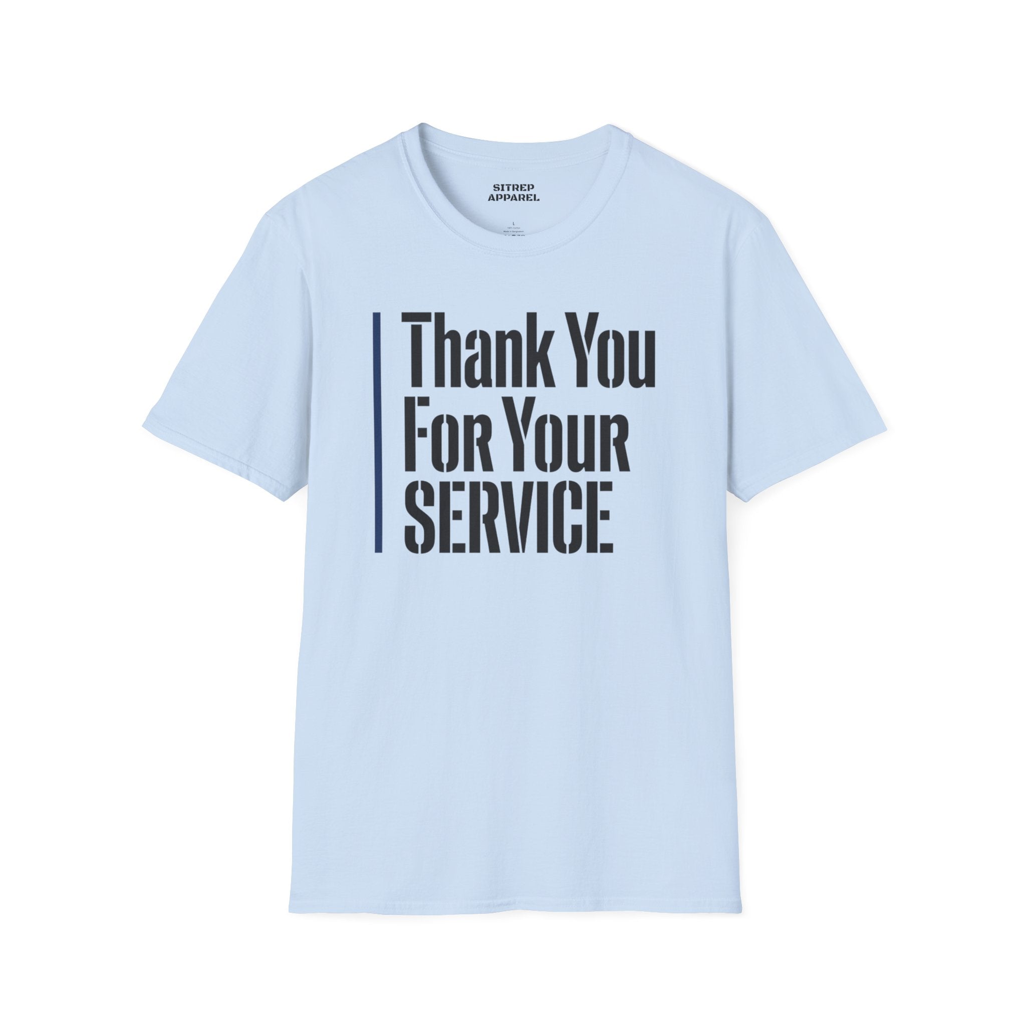 Thin Blue Line, Law Enforcement Appreciation T-Shirt