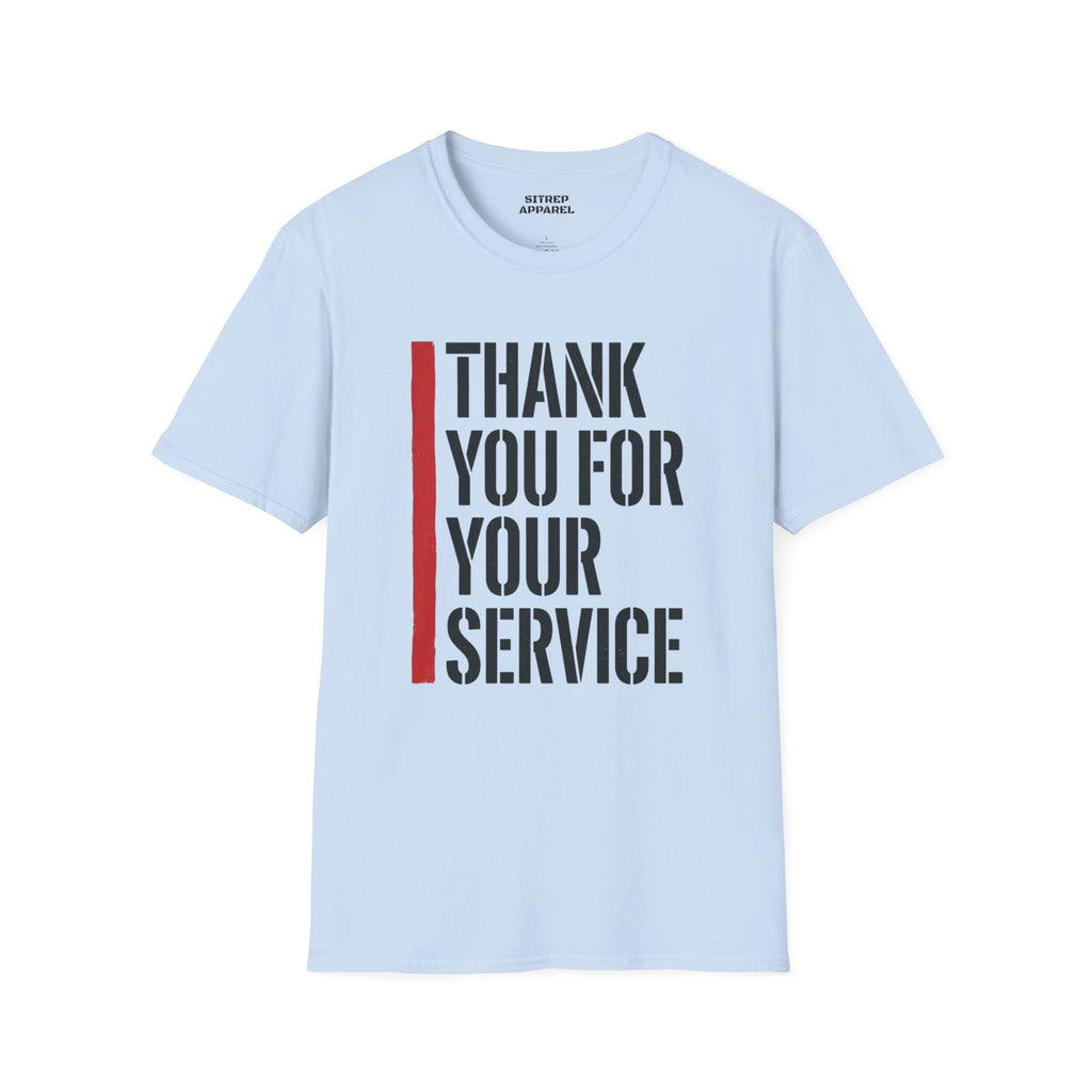 Red Line for Fire Fighters & Paramedics Thank You For Your Service
