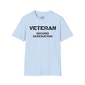 Second Generation Veteran (Front Side) — Unisex Military Pride