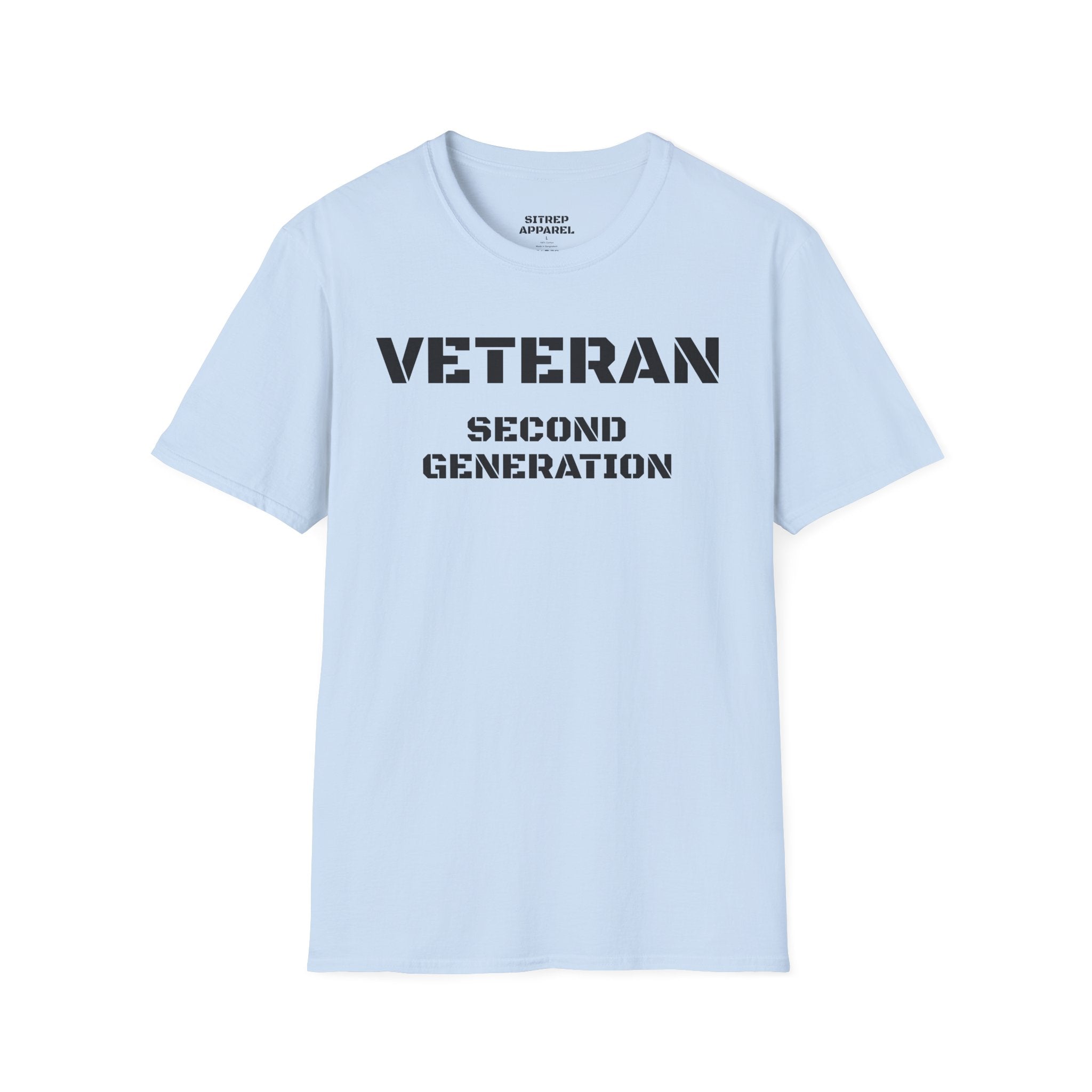 Second Generation Veteran (Front Side) — Unisex Military Pride