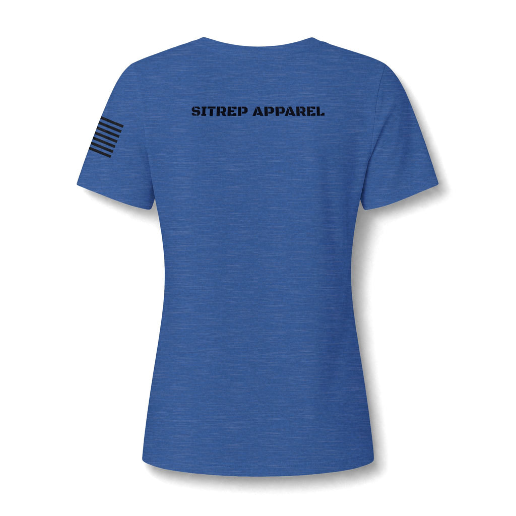 Women's V‑Neck Tee - "Thank You For Your Service" Appreciation Shirt