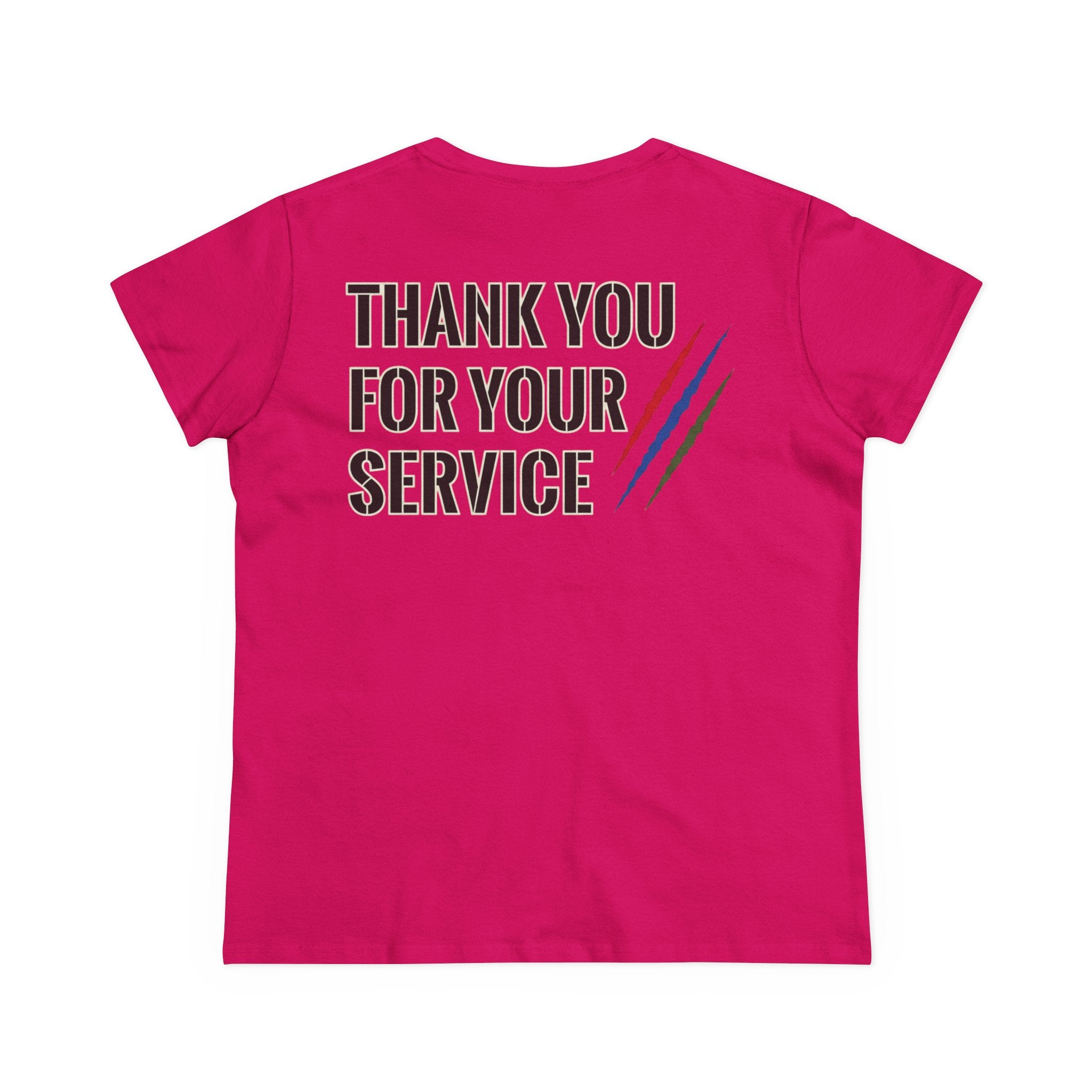 Female, Thank You For Your Service Tee