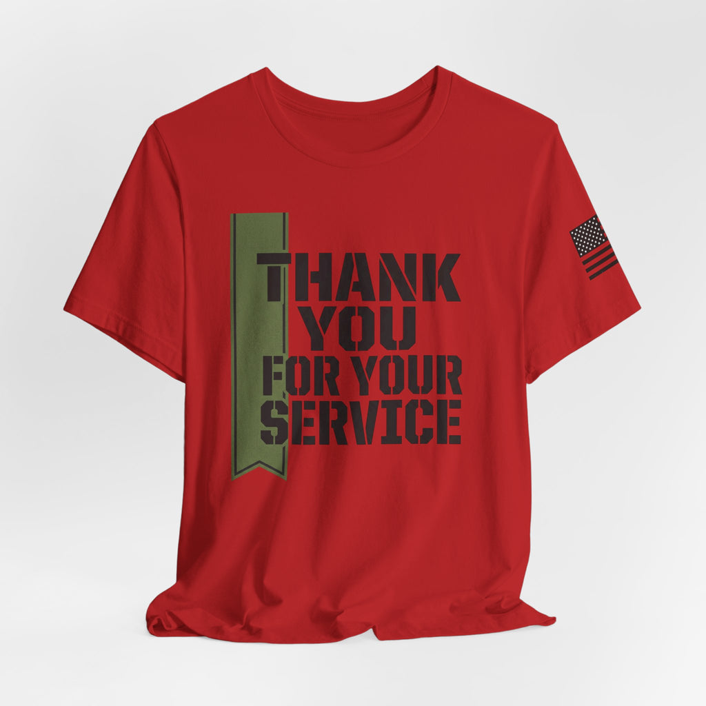 Green Ribbon "Thank You For Your Service"  Military (Unisex)