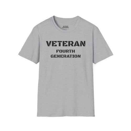 Fourth Generation Veteran (Front Side) — Unisex Military Pride