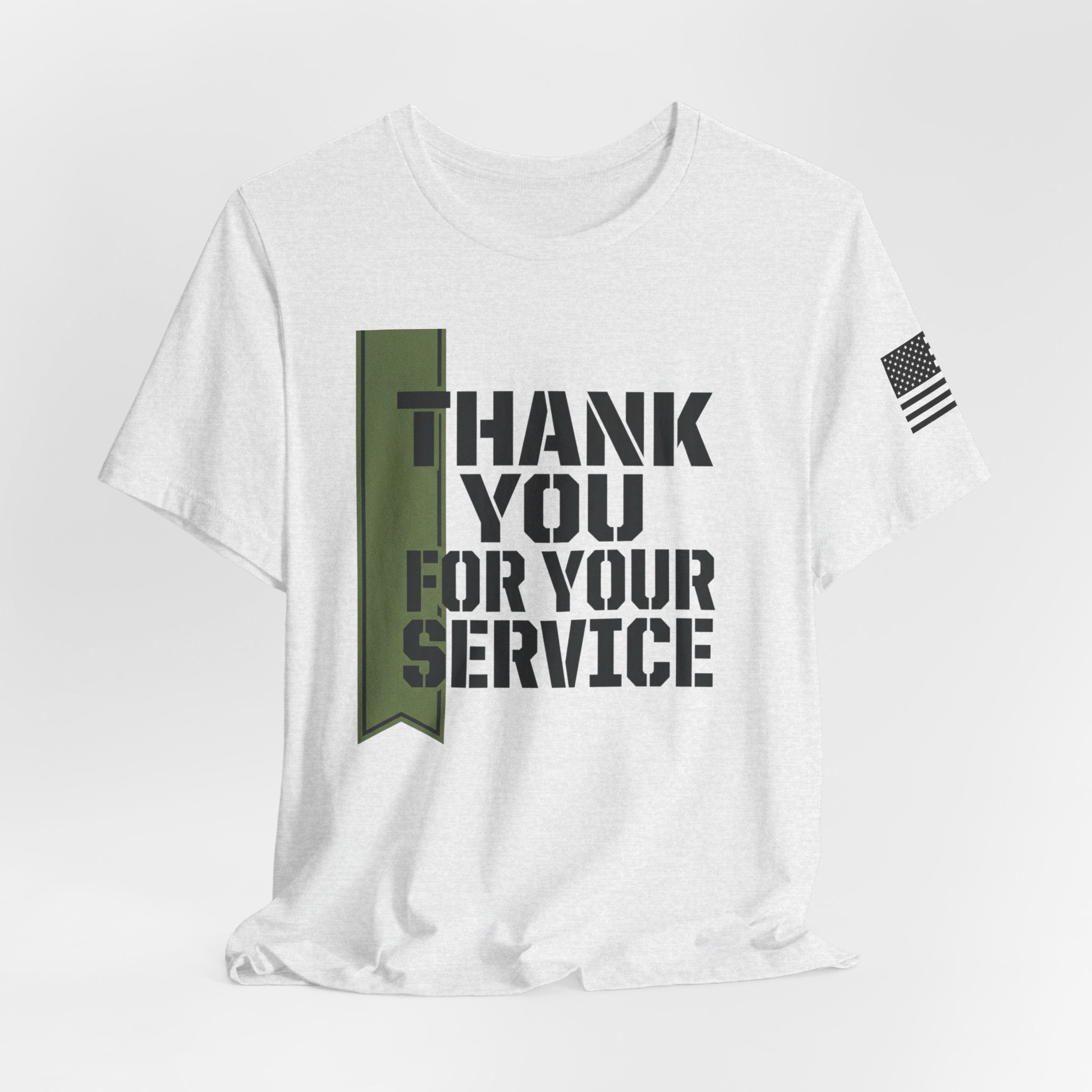 Green Ribbon "Thank You For Your Service"  Military (Unisex)