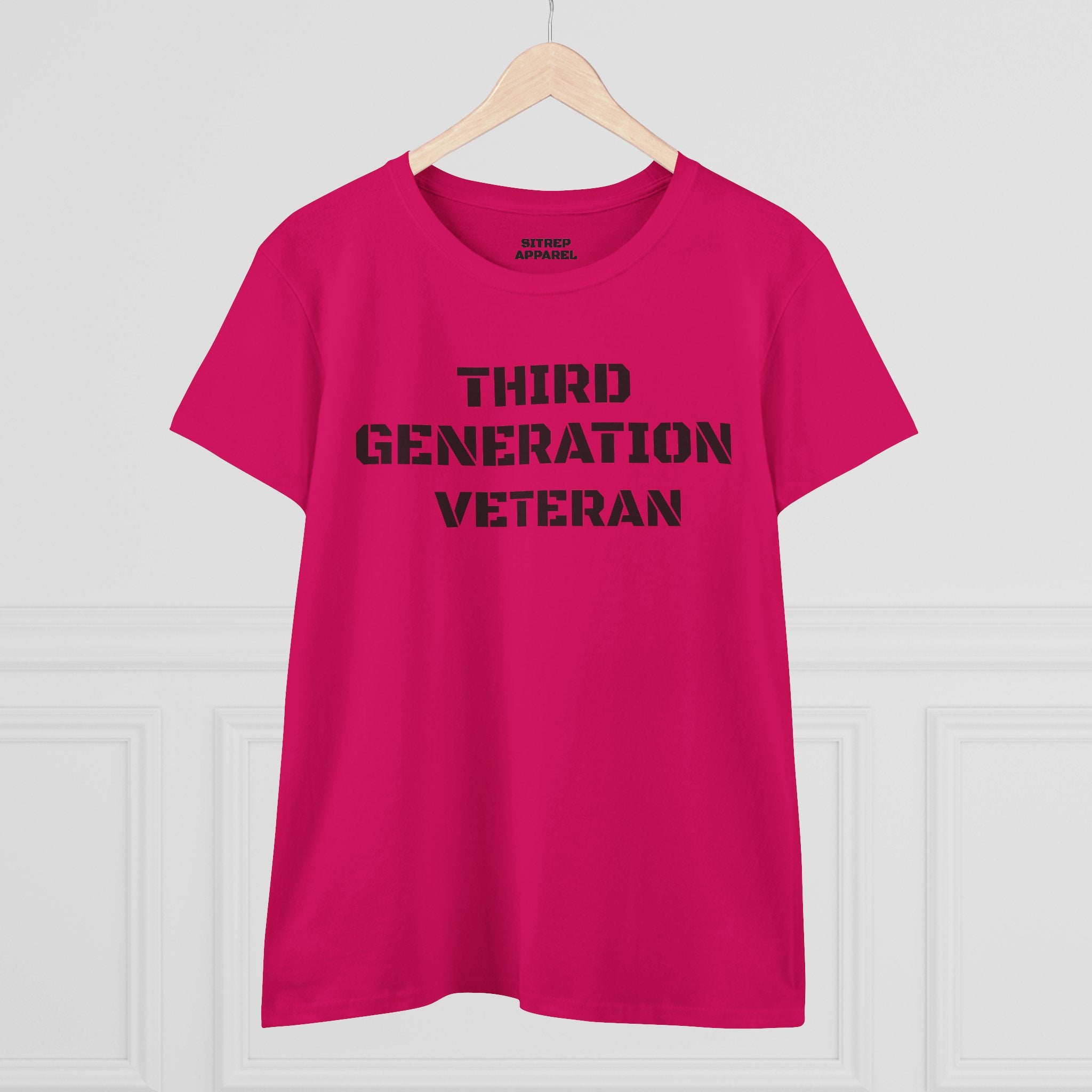 Third Generation Veteran Women's pride (Front Side)