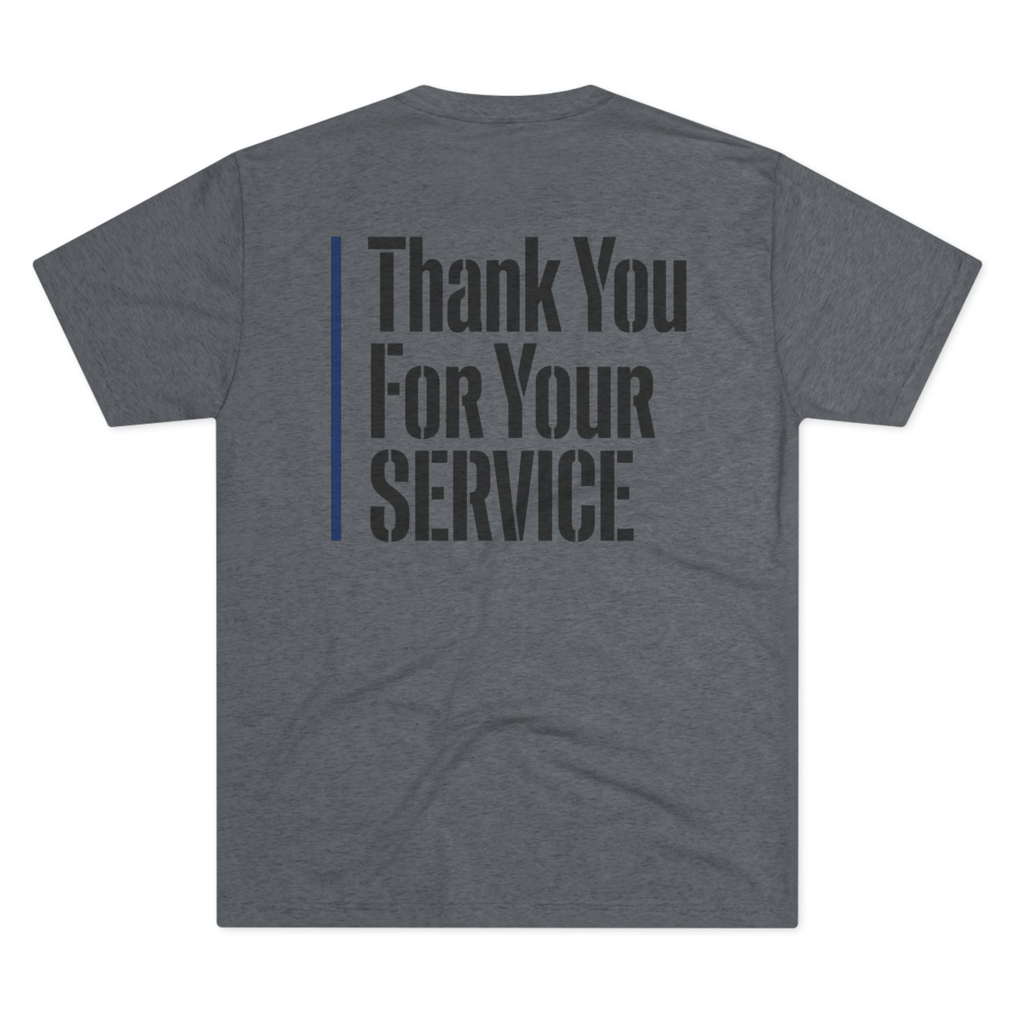 Thin Blue Line Tri-Blend Crew Tee