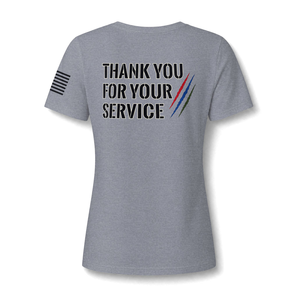 Women's Relaxed Heather CVC V-Neck Tee