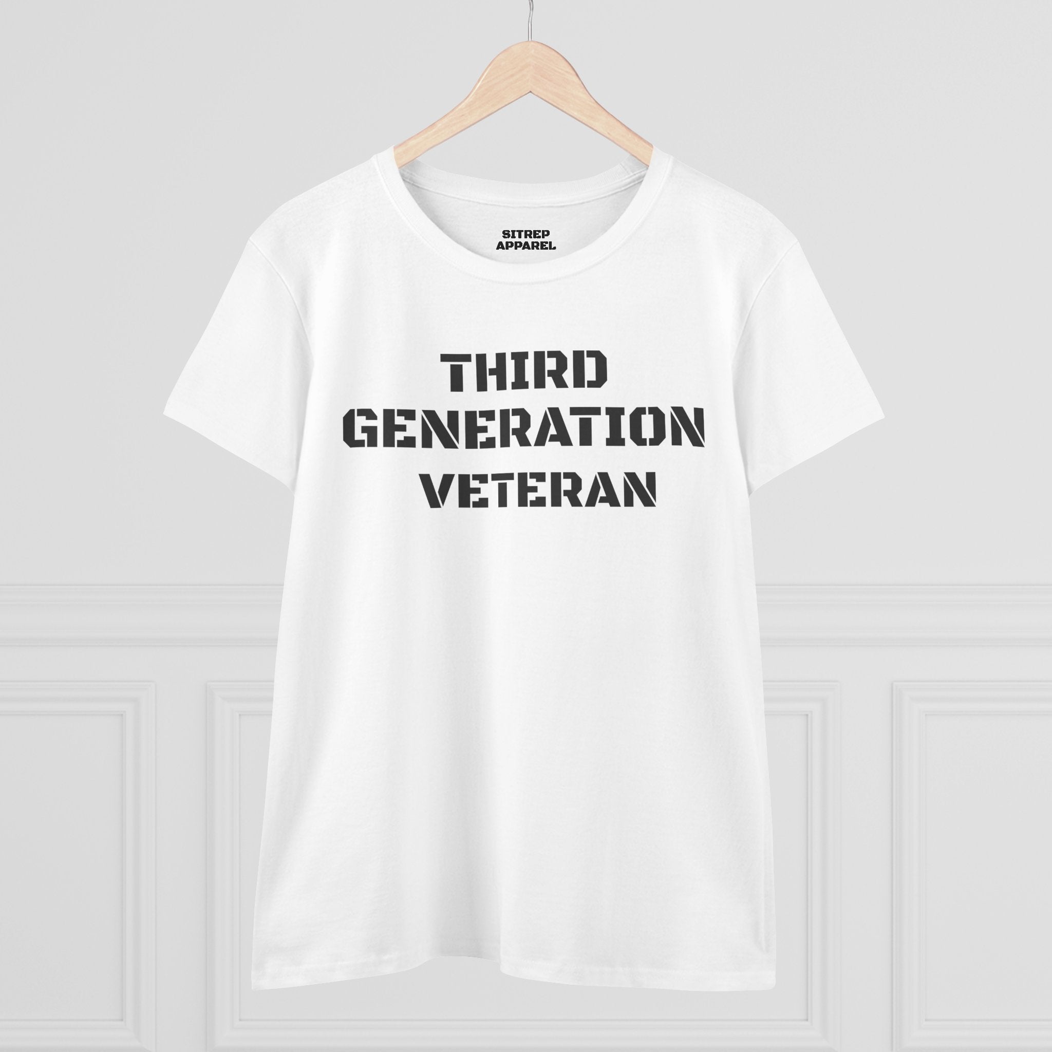 Third Generation Veteran Women's pride (Front Side)
