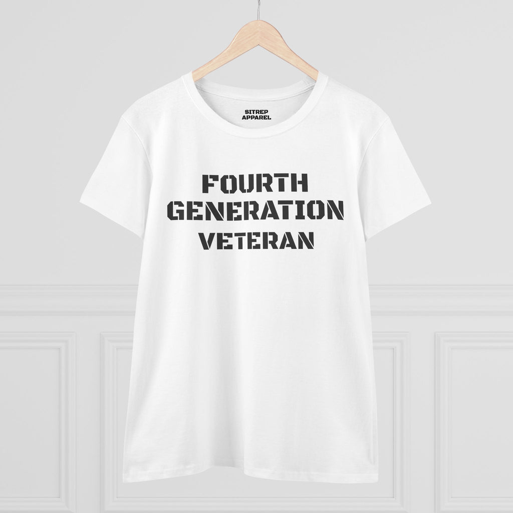 Fourth Generation Veteran Women's pride (Front Side)