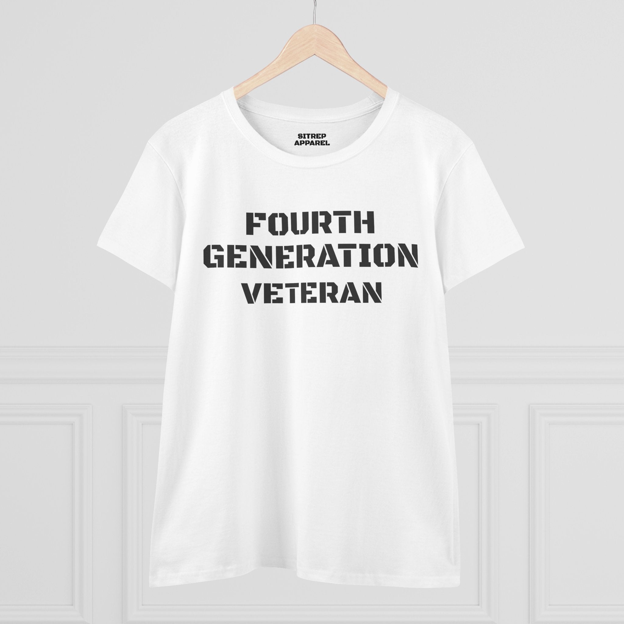 Fourth Generation Veteran Women's pride (Front Side)
