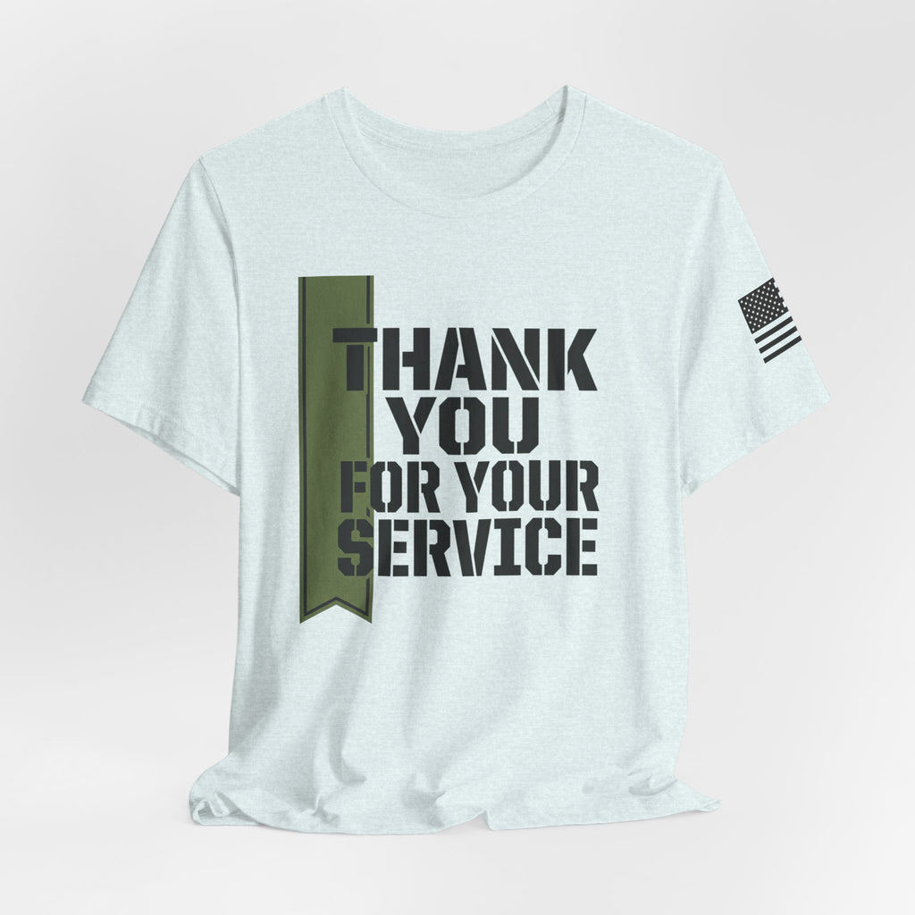 Green Ribbon "Thank You For Your Service"  Military (Unisex)