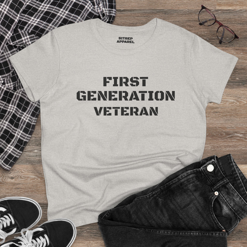 First Generation Veteran Women's pride (Front Side)