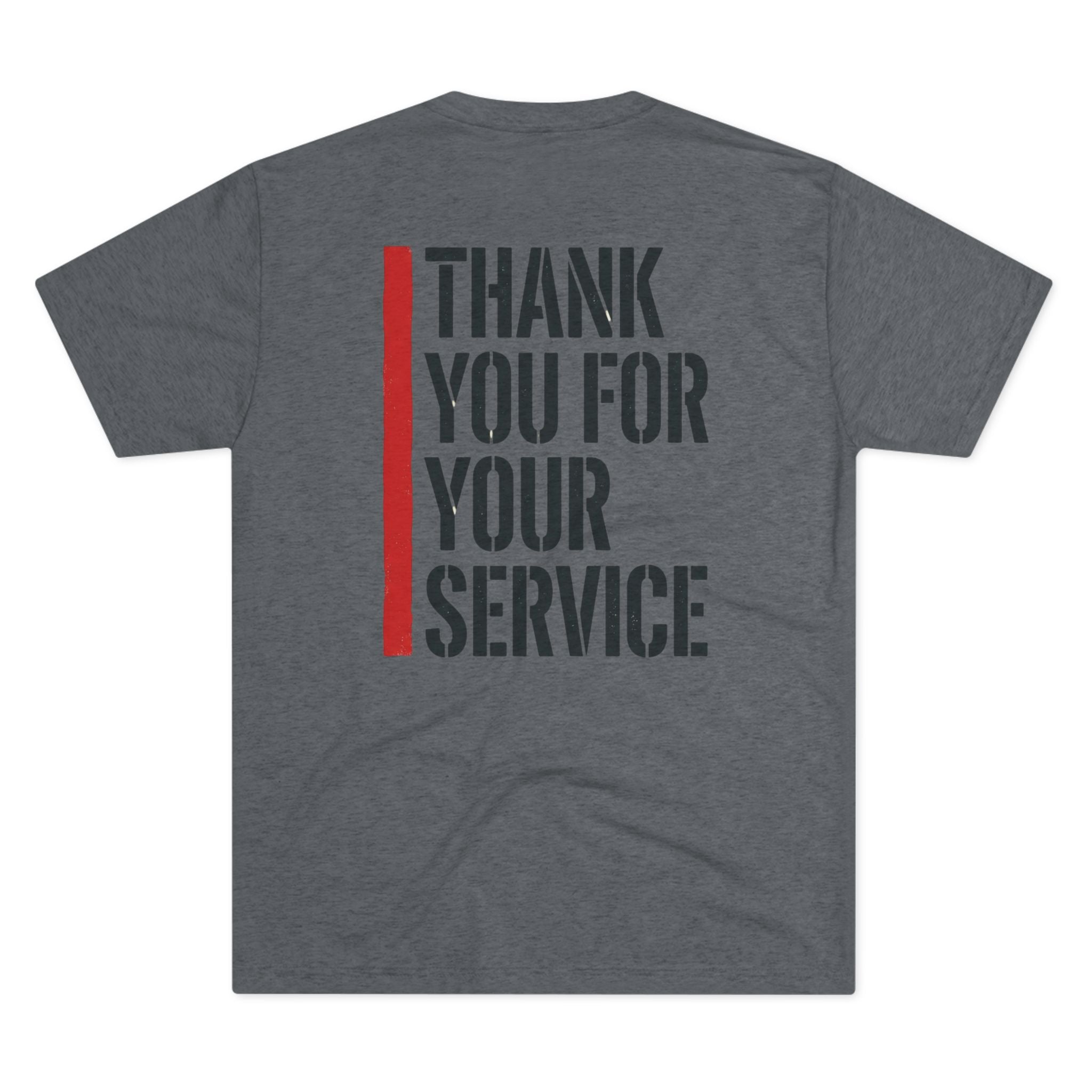 Red Line — "Thank You For Your Service" Fire Fighters and Paramedics
