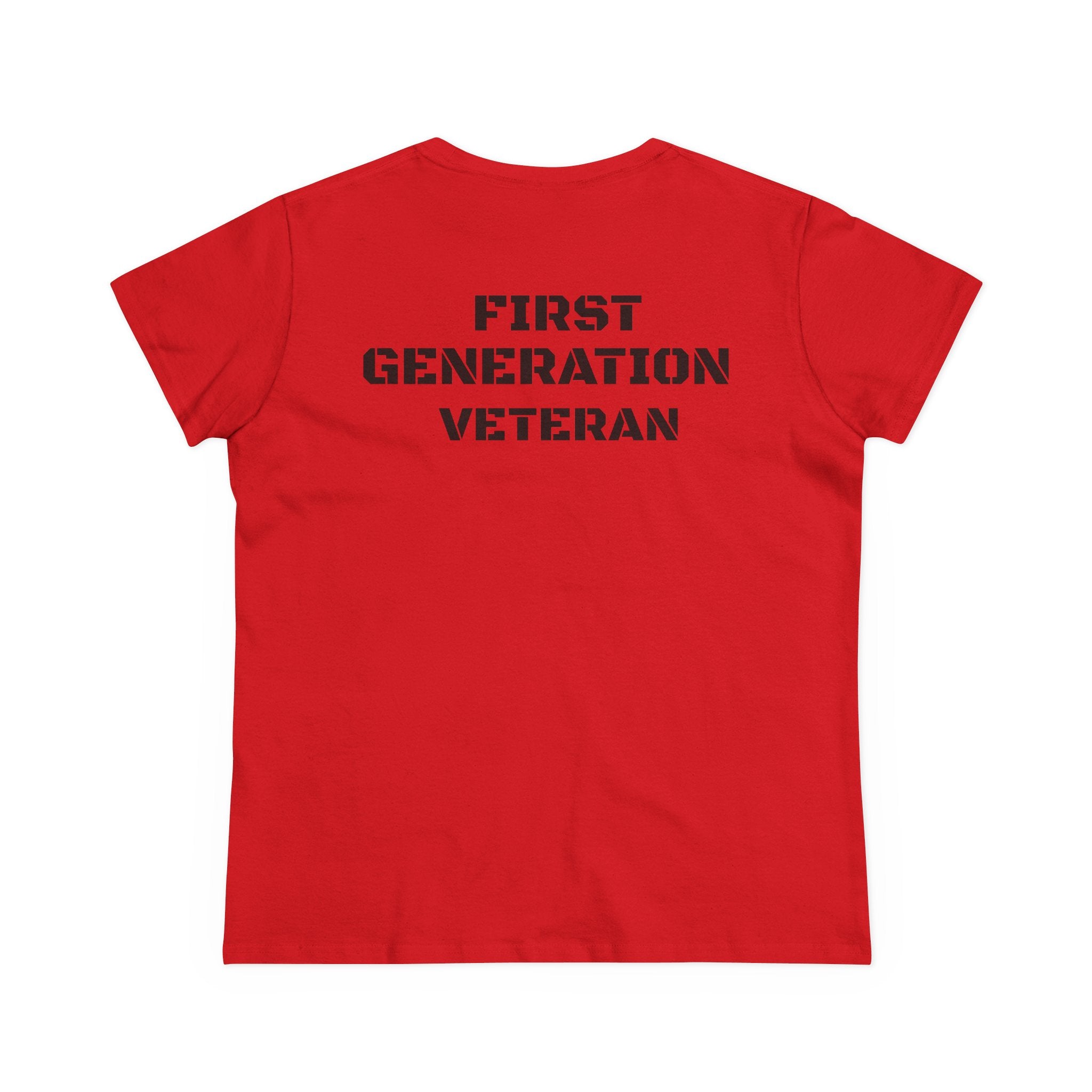 First Generation Veteran Women's pride (Back Side)