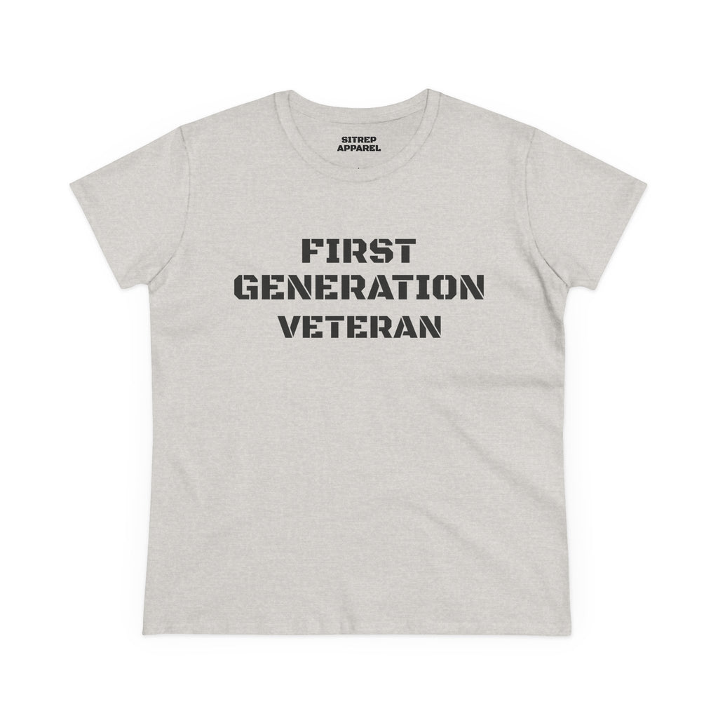First Generation Veteran Women's pride (Front Side)