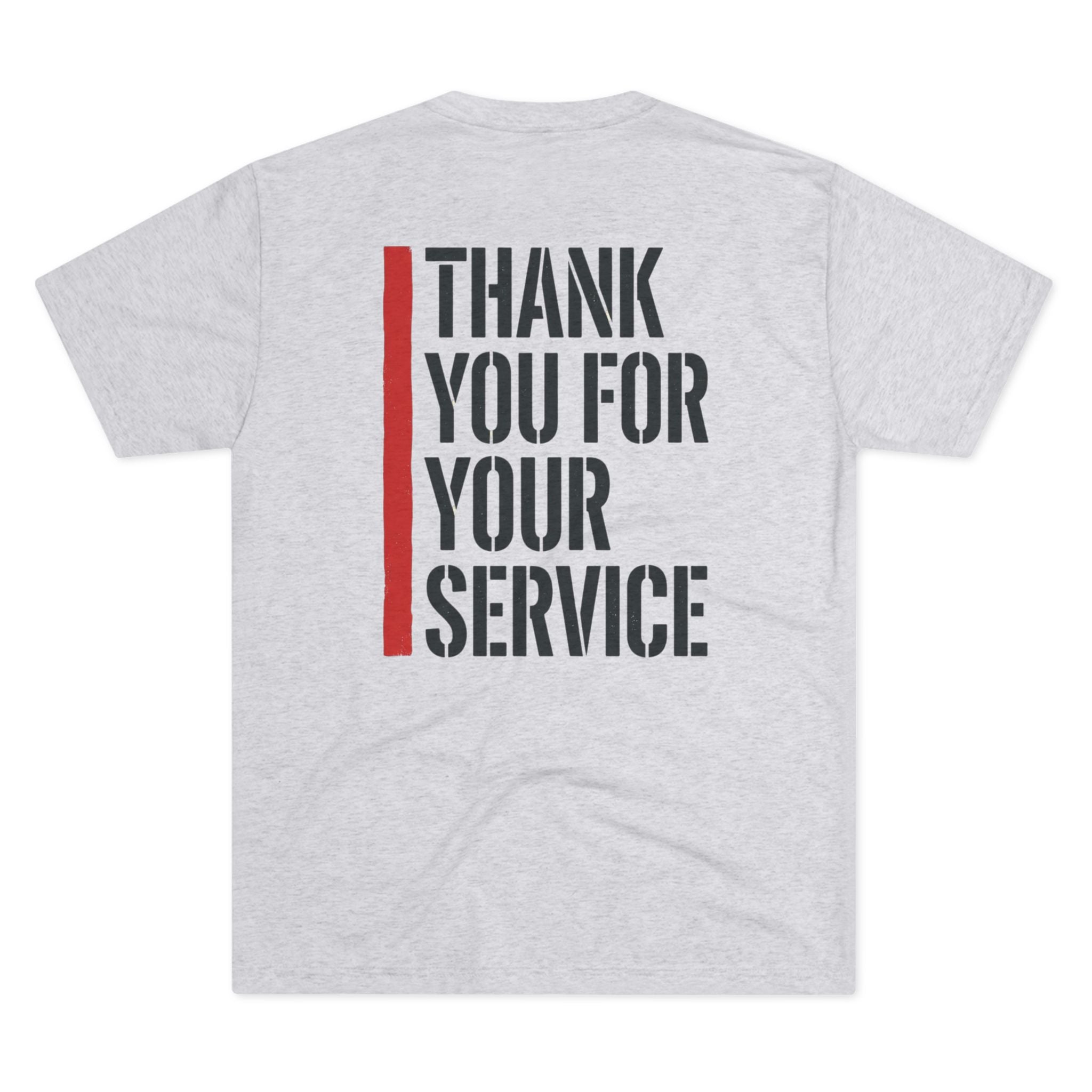 Red Line — "Thank You For Your Service" Fire Fighters and Paramedics