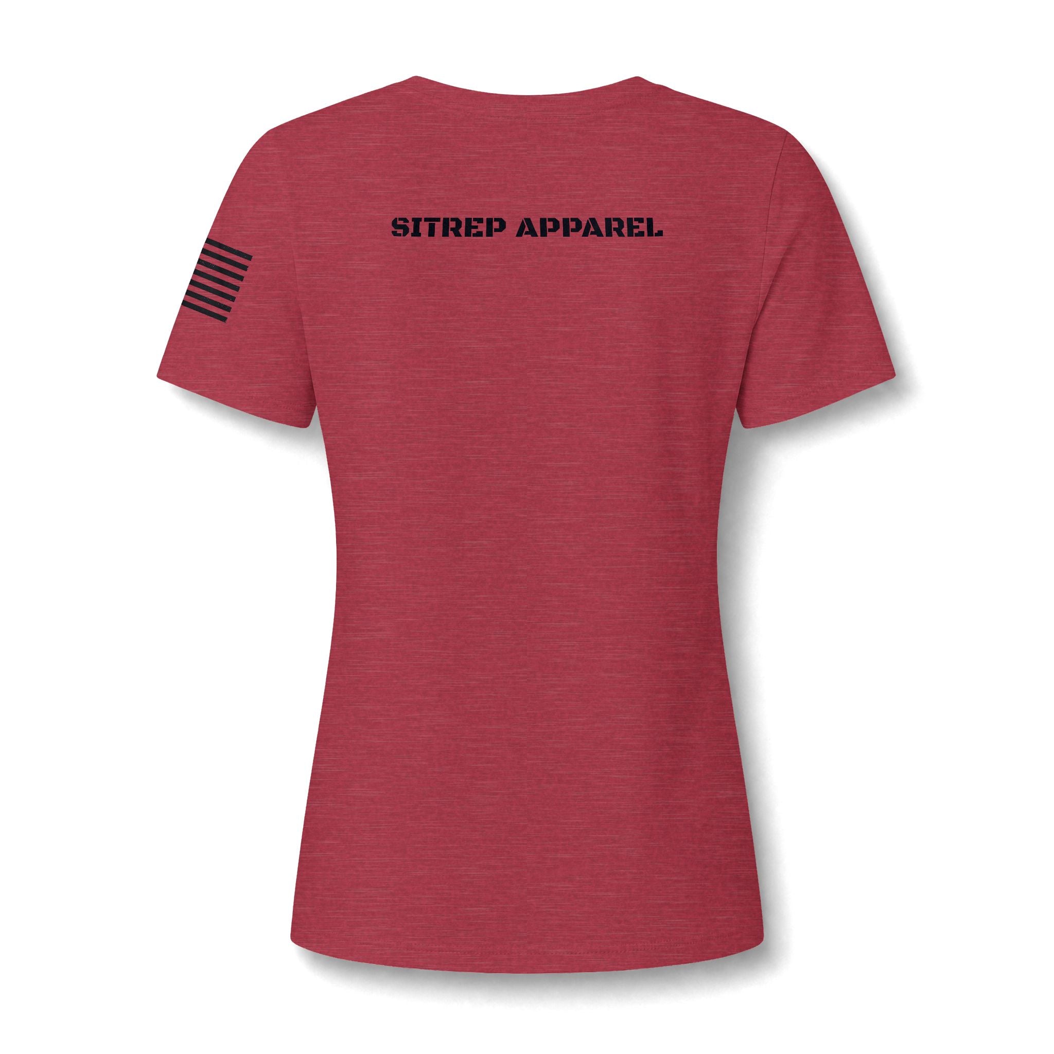 Women's V‑Neck Tee - "Thank You For Your Service" Appreciation Shirt