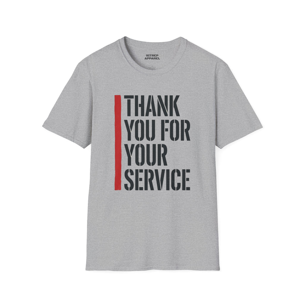Red Line for Fire Fighters & Paramedics Thank You For Your Service