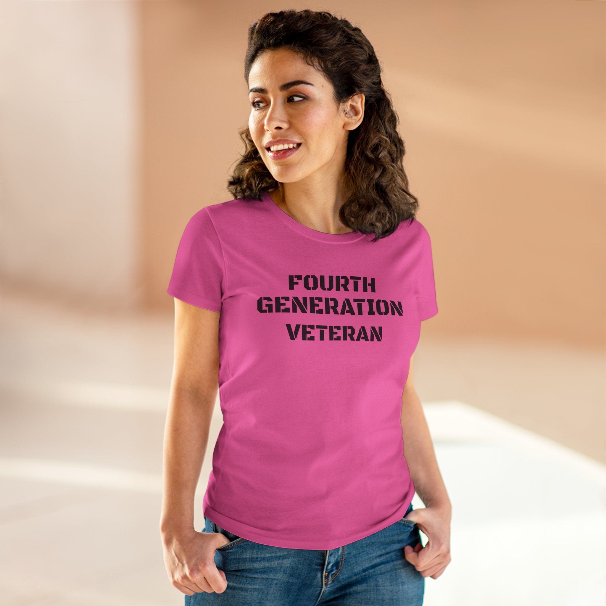 Fourth Generation Veteran Women's pride (Front Side)