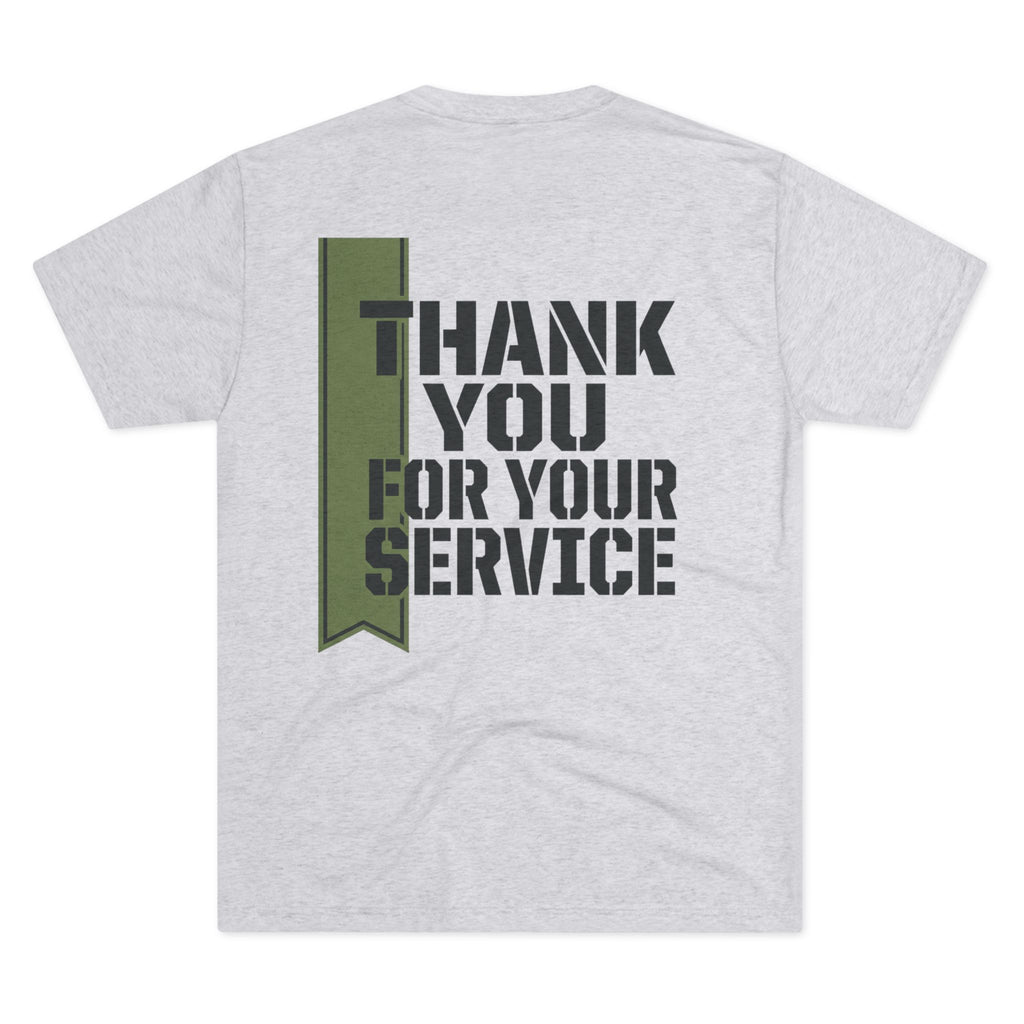 Green Ribbon TRI BLEND Thank You For Your Service