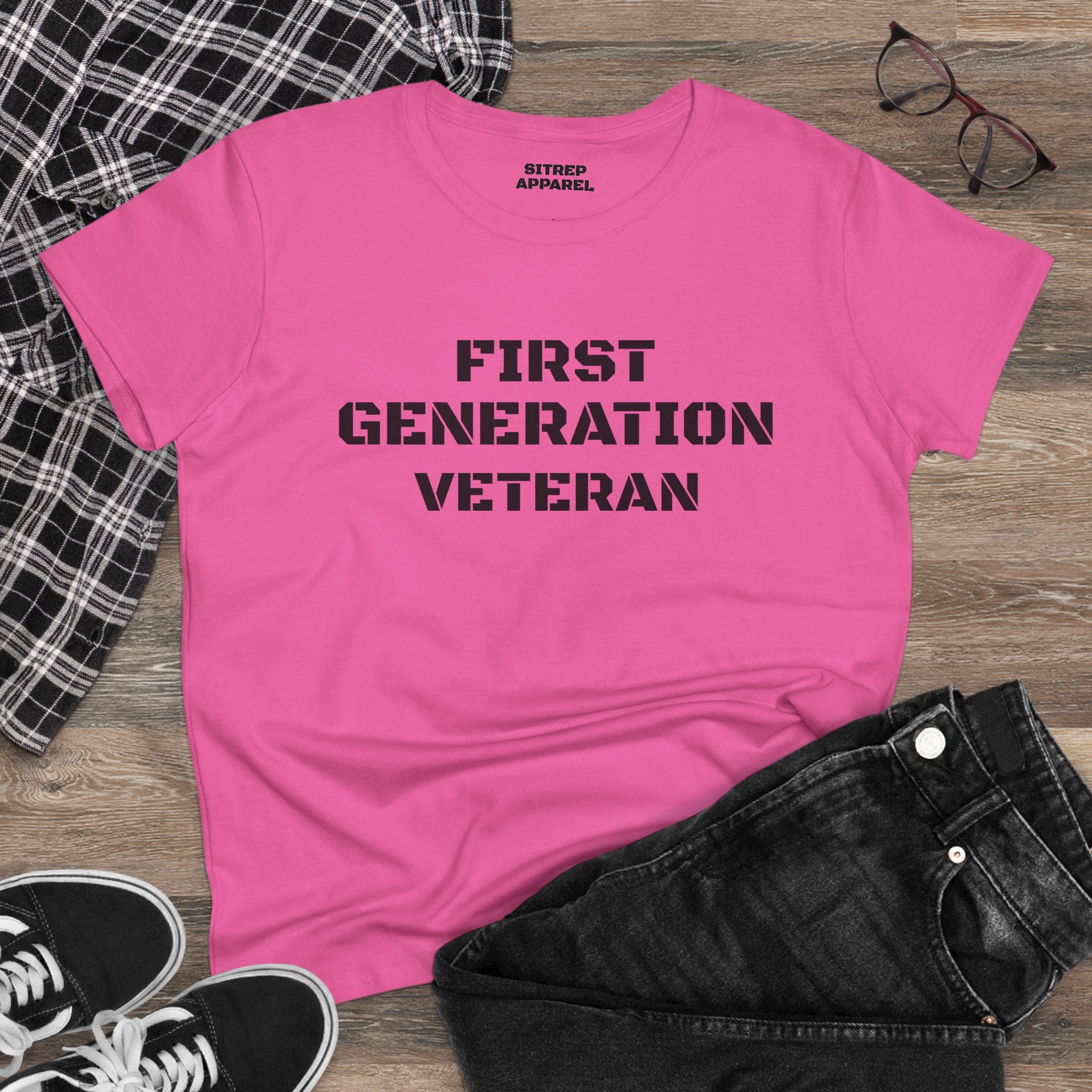 First Generation Veteran Women's pride (Front Side)