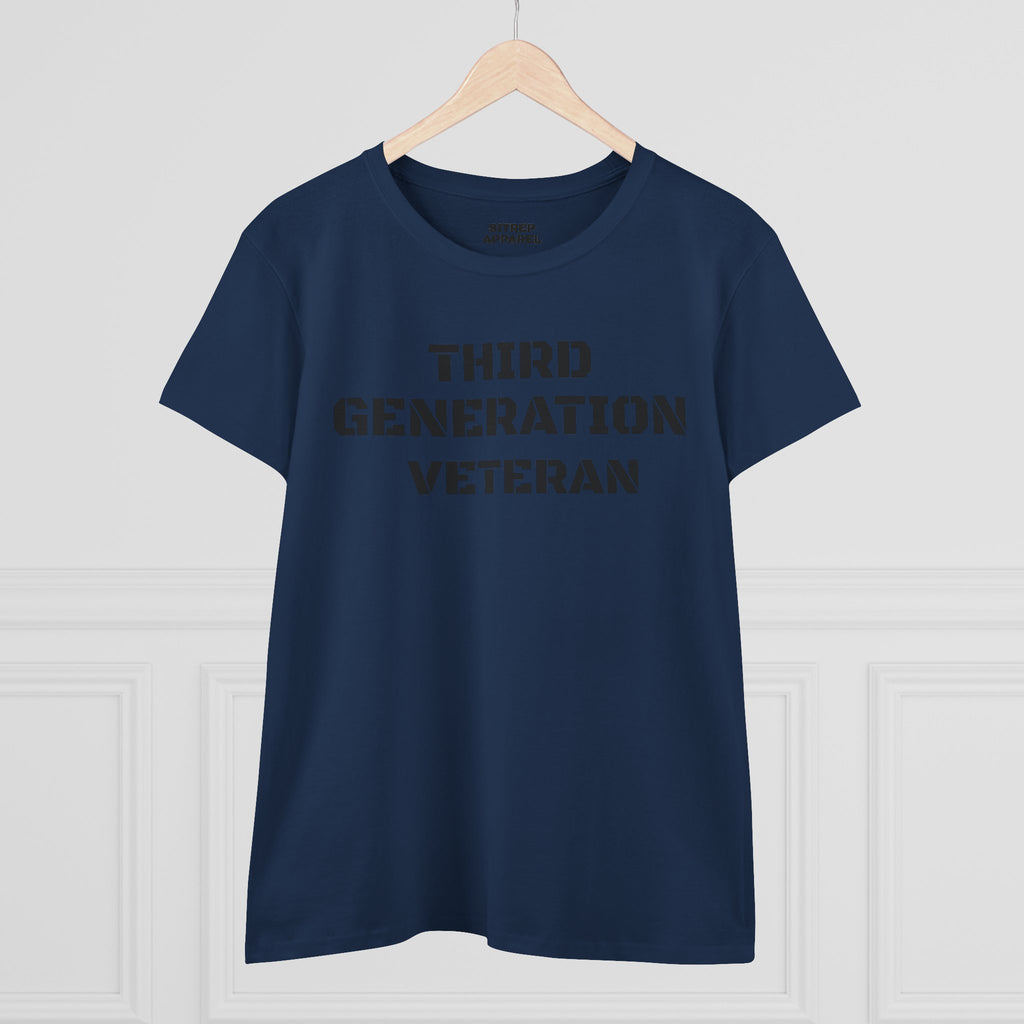 Third Generation Veteran Women's pride (Front Side)
