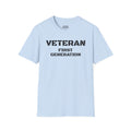 First Generation Veteran (Front Side) — Unisex Military Pride