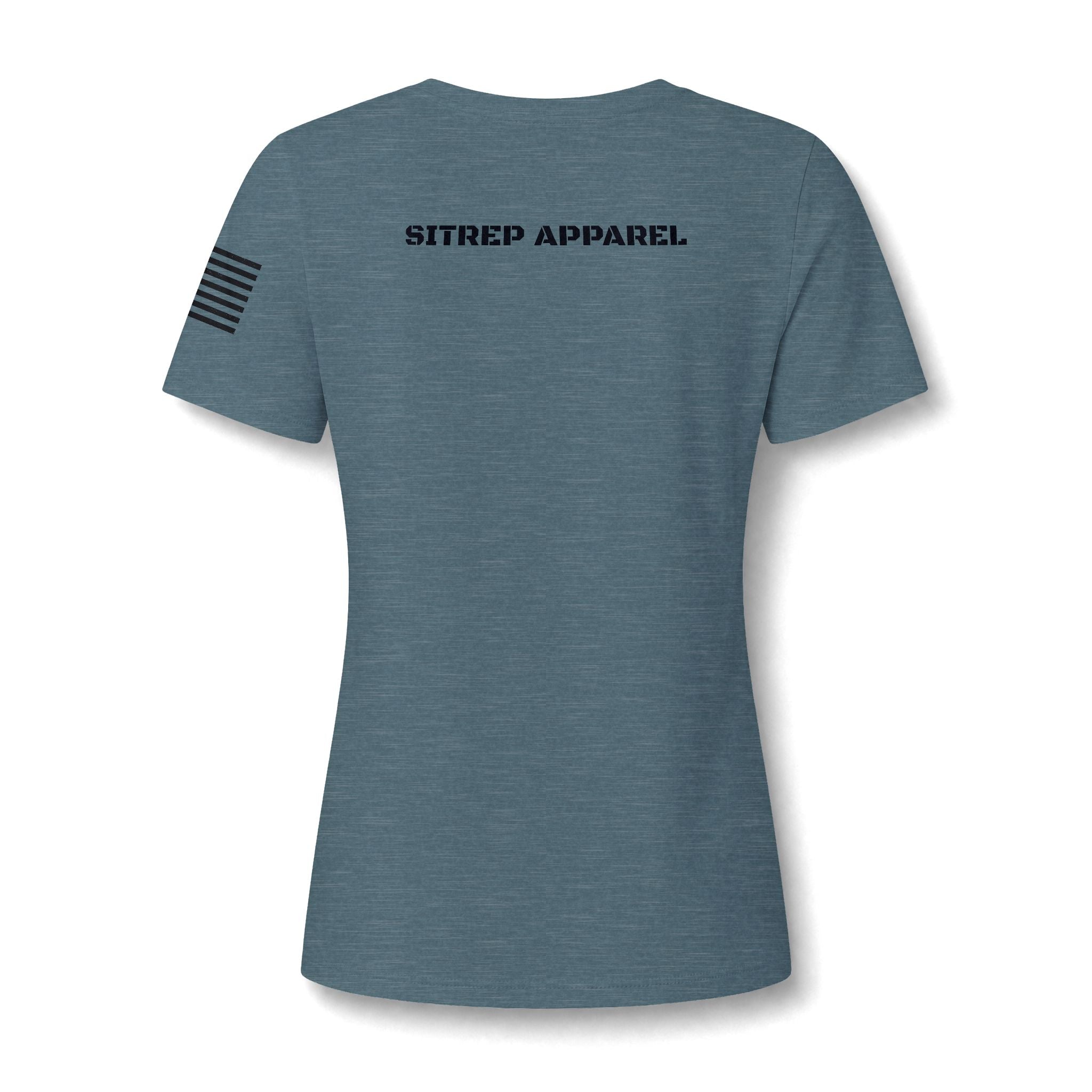 Women's V‑Neck Tee - "Thank You For Your Service" Appreciation Shirt