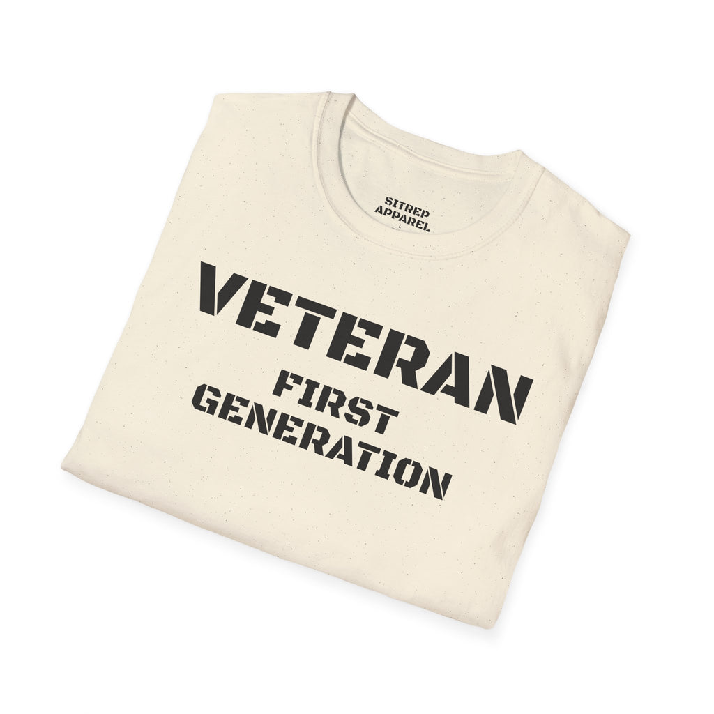 First Generation Veteran (Front Side) — Unisex Military Pride