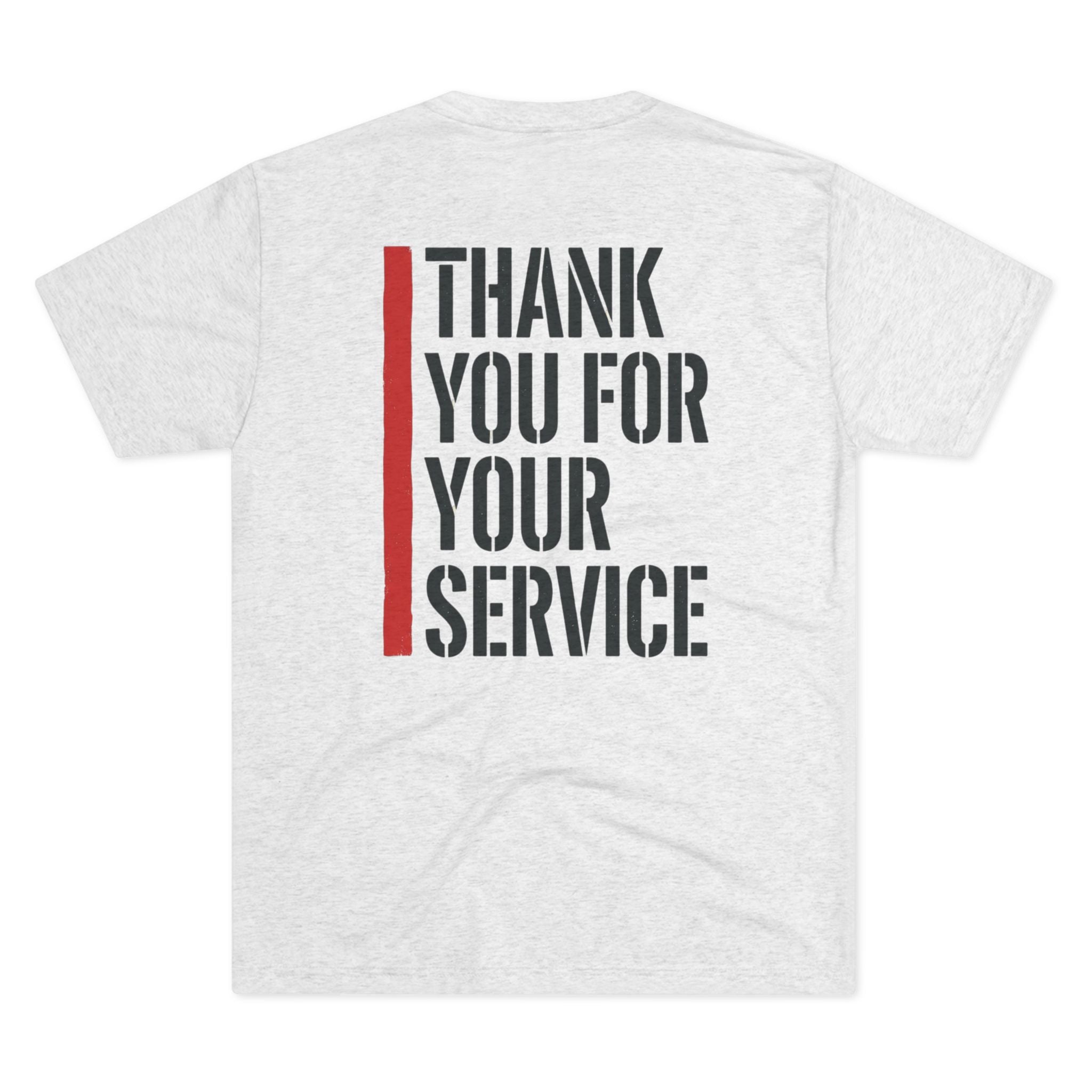 Red Line — "Thank You For Your Service" Fire Fighters and Paramedics