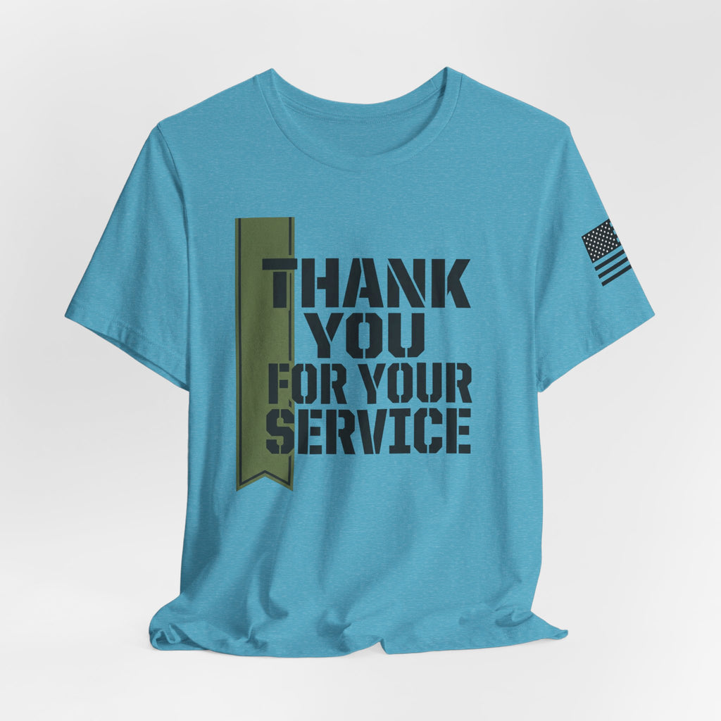 Green Ribbon "Thank You For Your Service"  Military (Unisex)