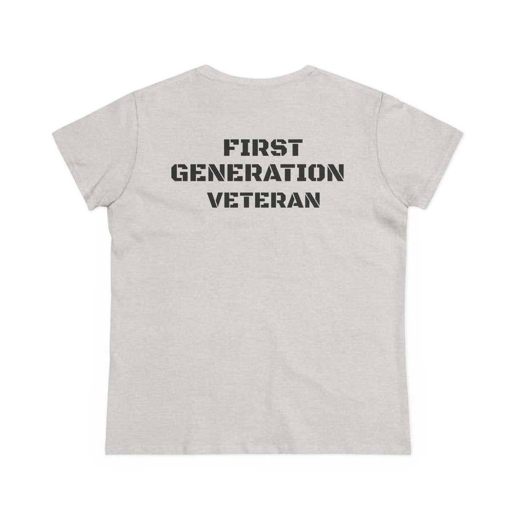 First Generation Veteran Women's pride (Back Side)