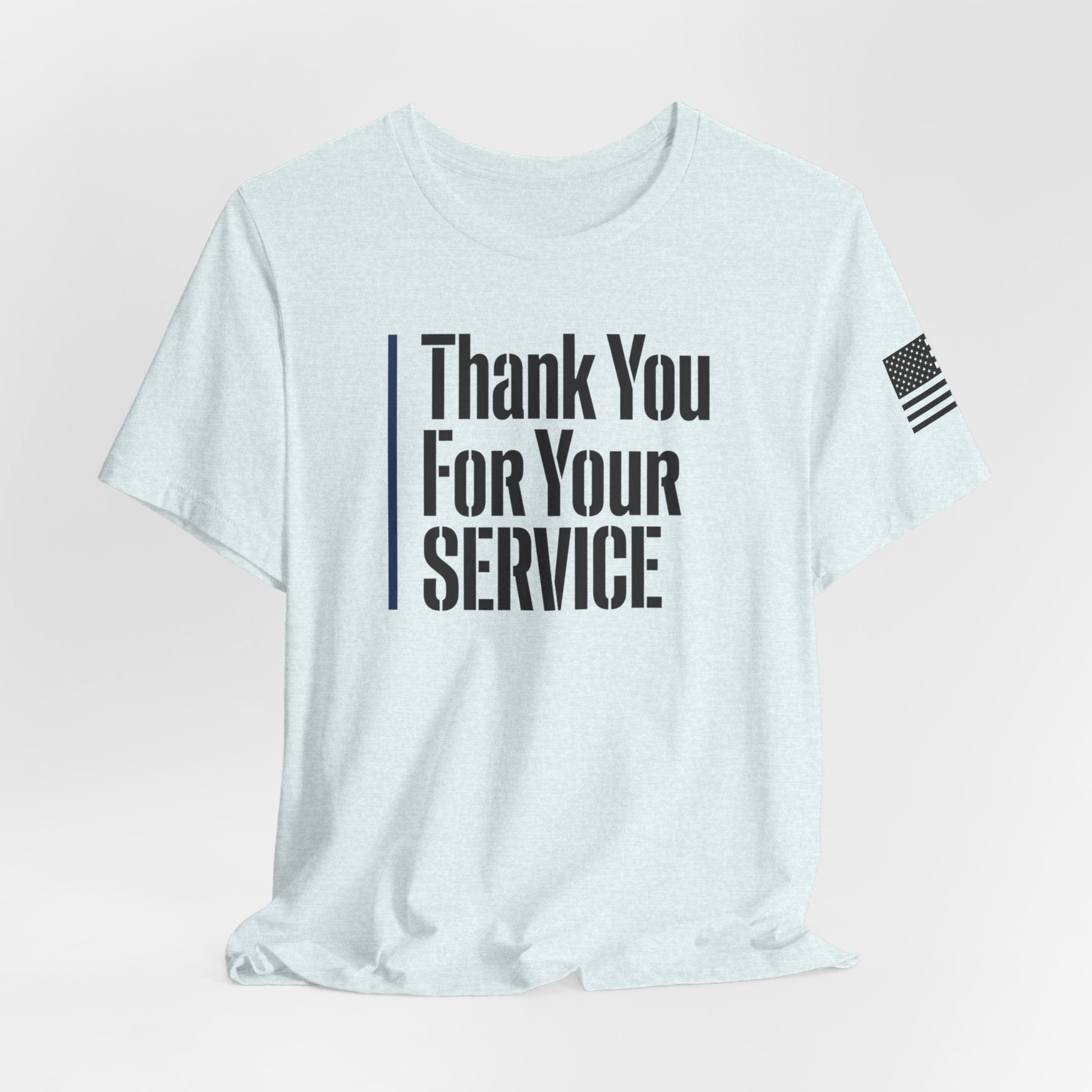 Thin Blue Line "Thank You For Your Service' (Unisex)