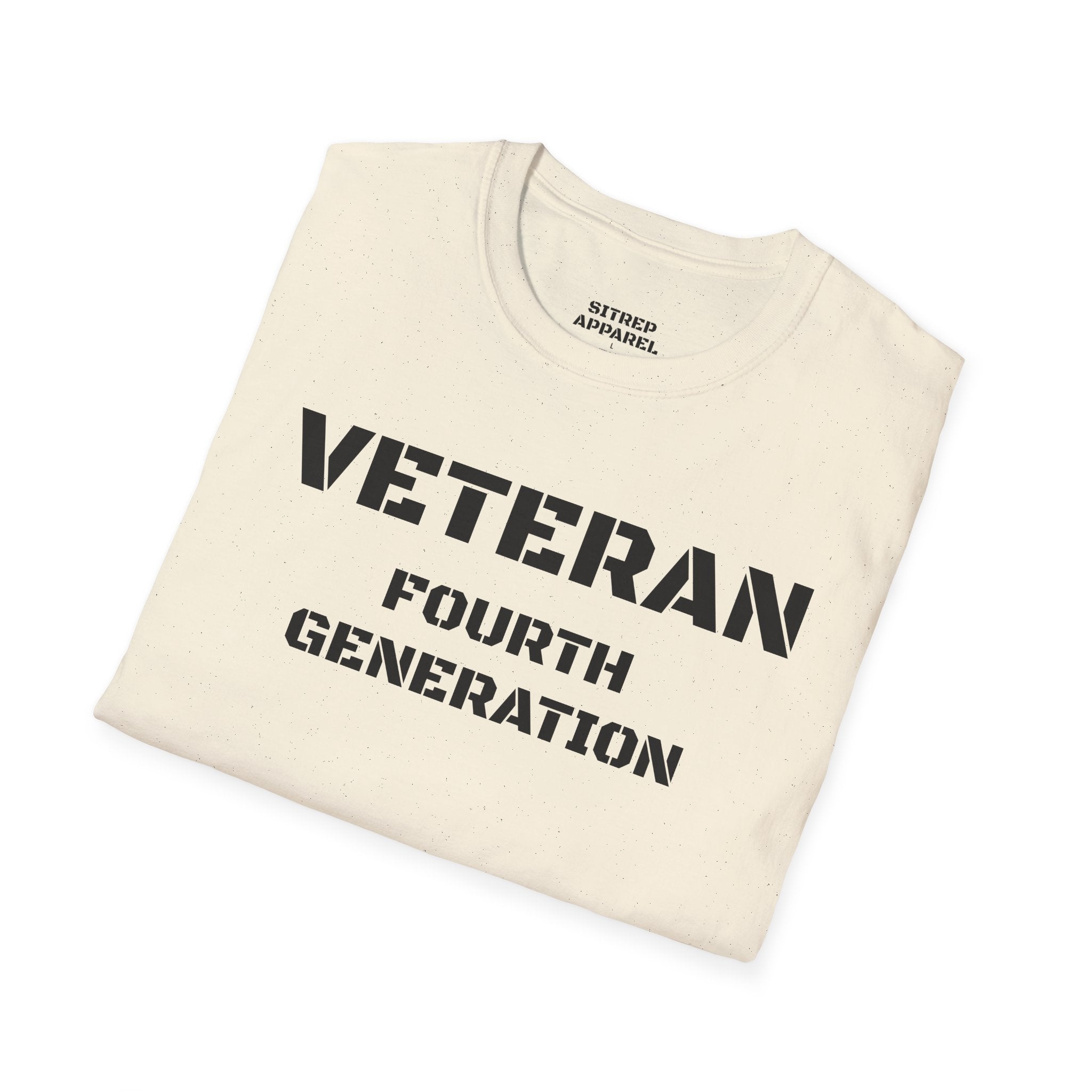 Fourth Generation Veteran (Front Side) — Unisex Military Pride