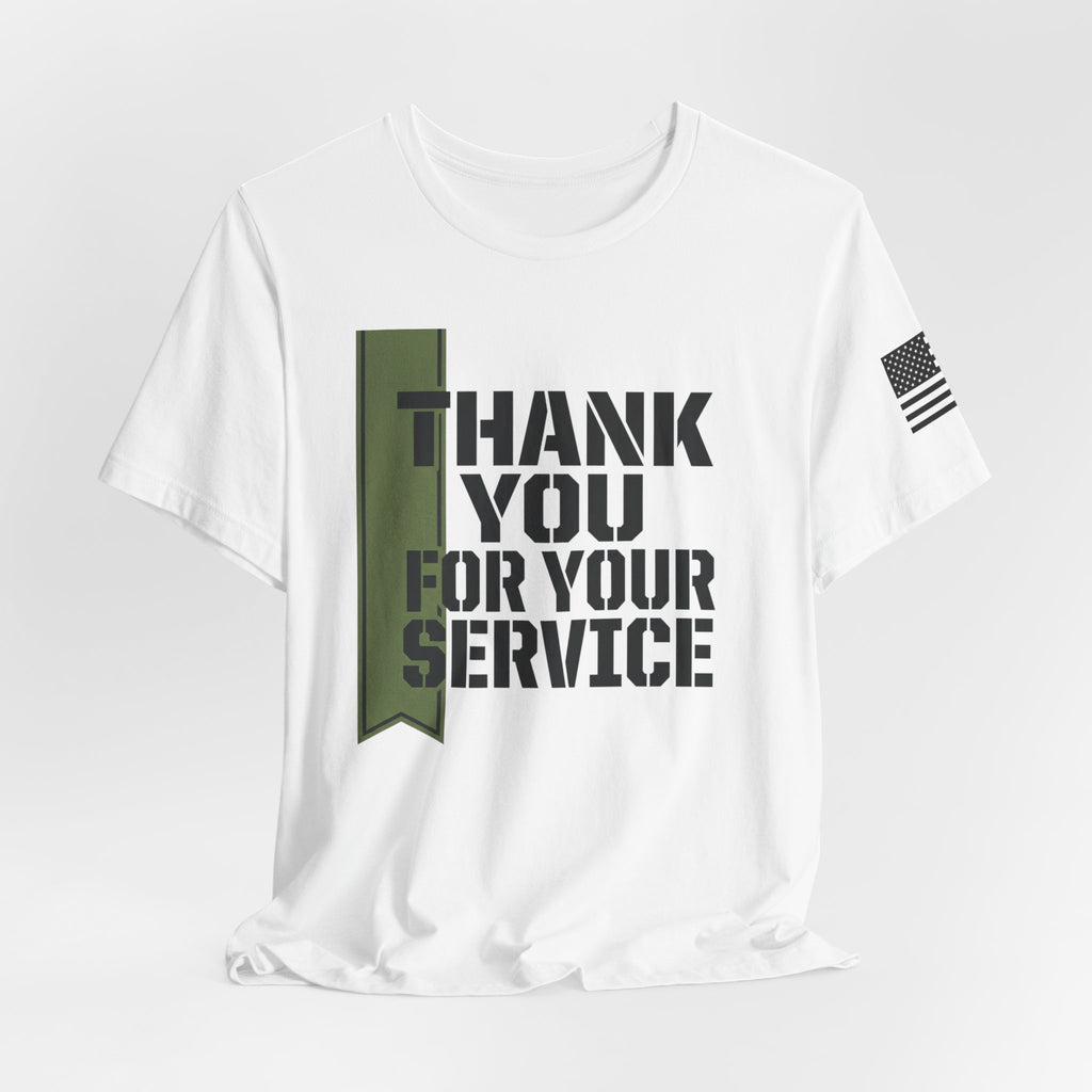 Green Ribbon "Thank You For Your Service"  Military (Unisex)