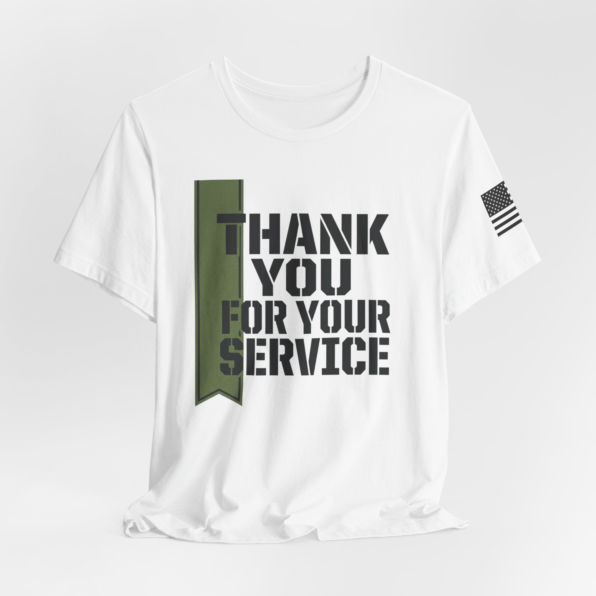 Green Ribbon "Thank You For Your Service"  Military (Unisex)