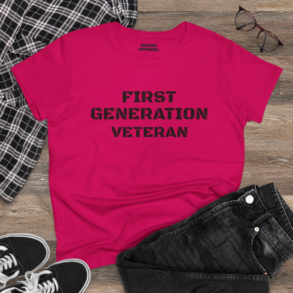 First Generation Veteran Women's pride (Front Side)